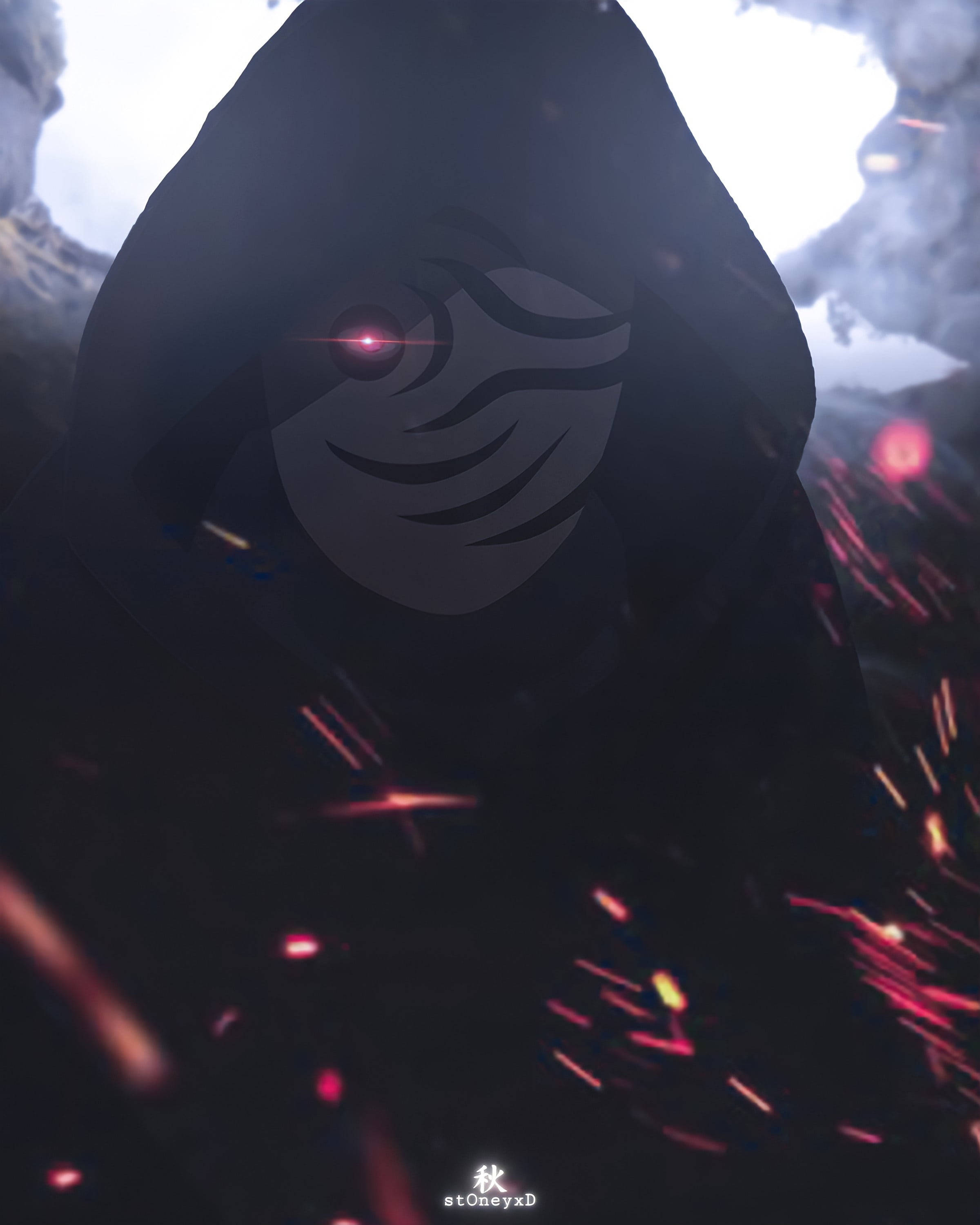 Obito Uchiha Amenințare 4K Fundal