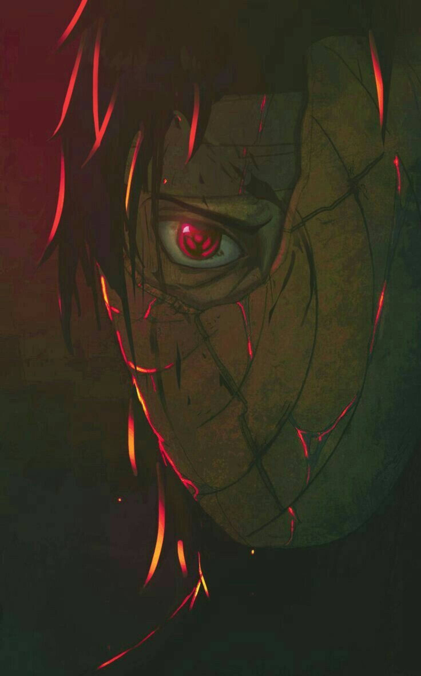 Obito Uchiha în masca sa de shinobi Fundal