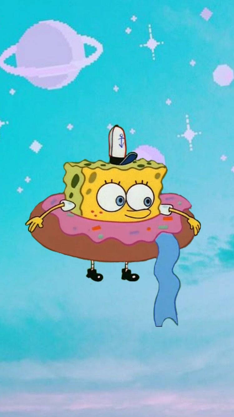 Obține personajul tău preferat SpongeBob într-un stil estetic super drăguț! Fundal