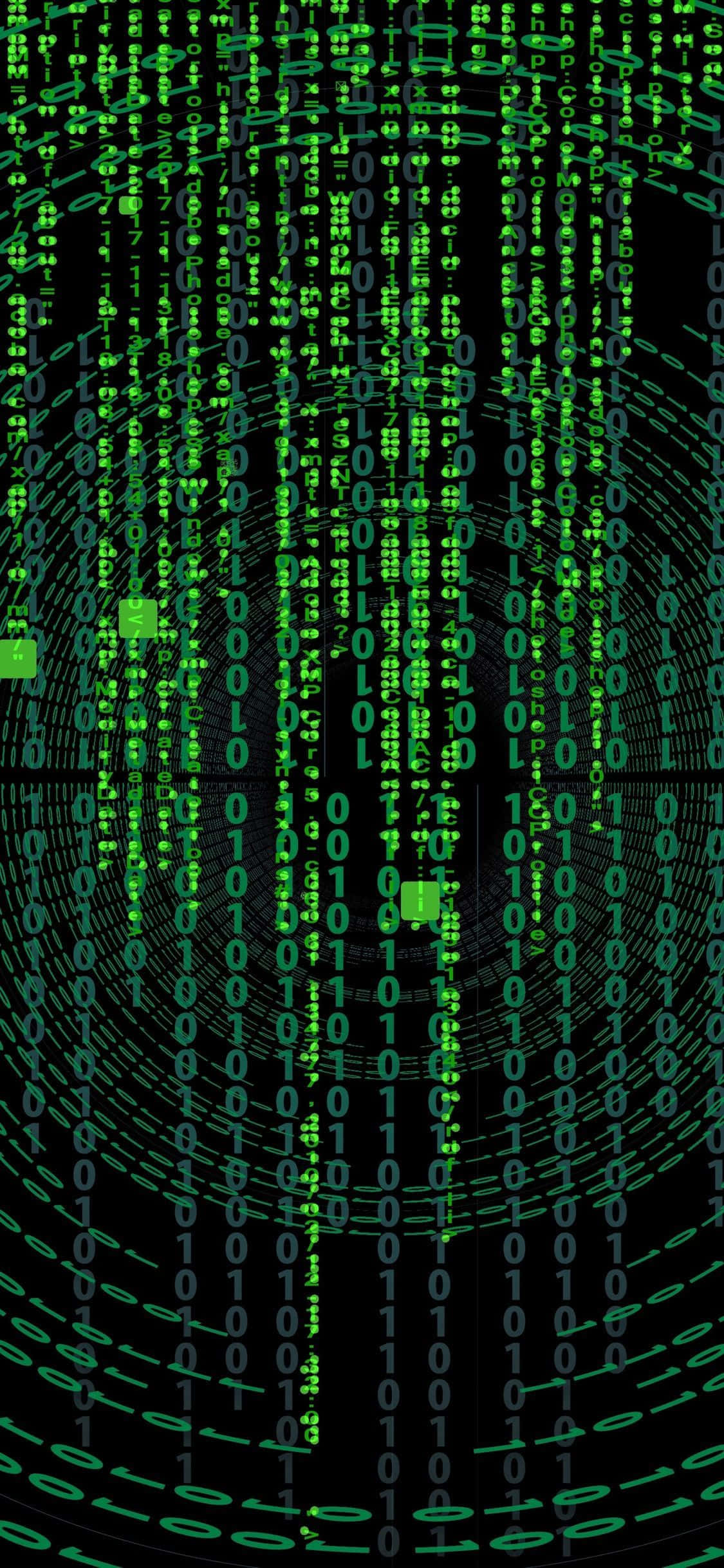Obțineți Matrix iPhone și experimentați următorul nivel de tehnologie smartphone Fundal