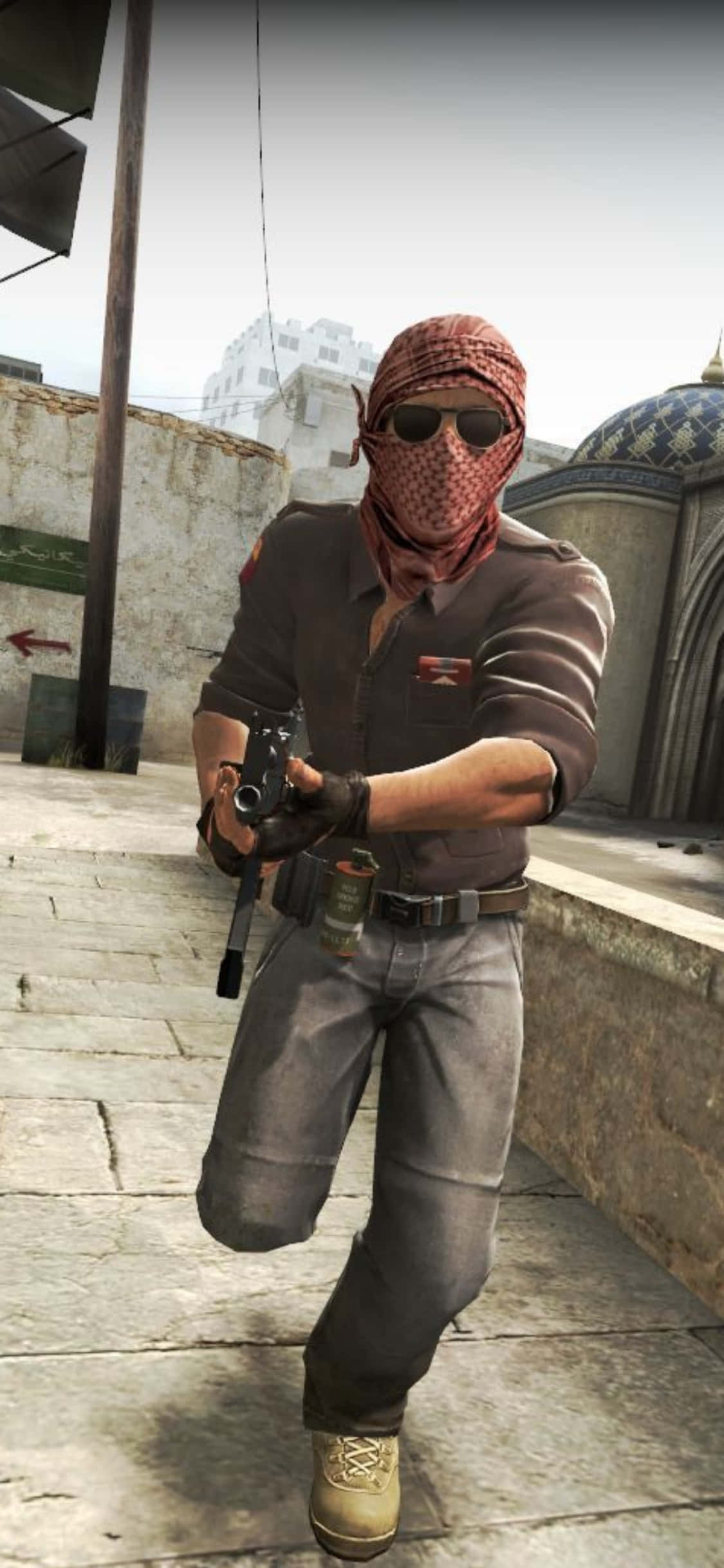 Obțineți un avantaj tactic cu iPhone Xs și Counter-Strike Global Offensive Fundal