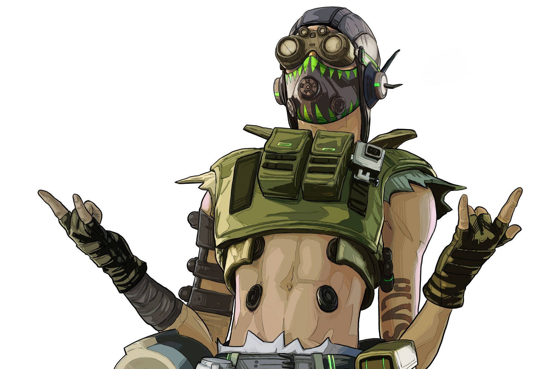 Ochelari negri Octane Apex Legends Fundal
