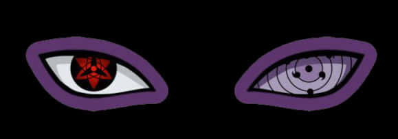 Ochii Sharingan și Rinnegan Fundal