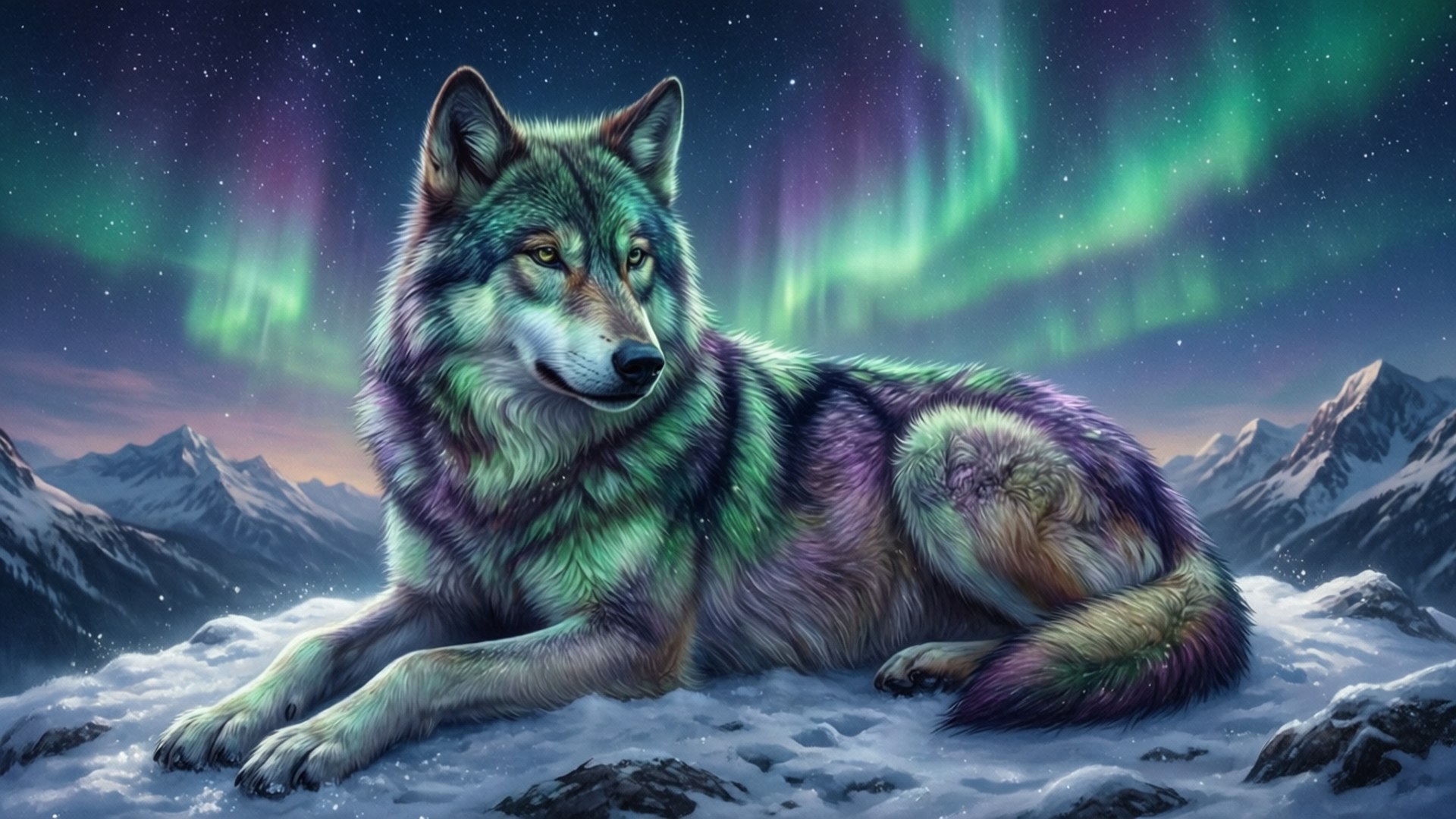 Odihna Lupului Aurora Fundal