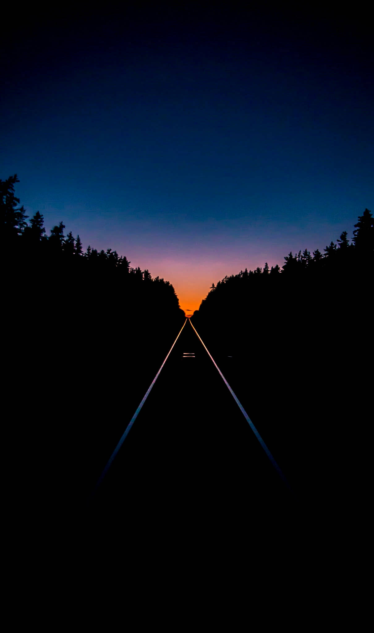 OLED Sunrise Road Fundal