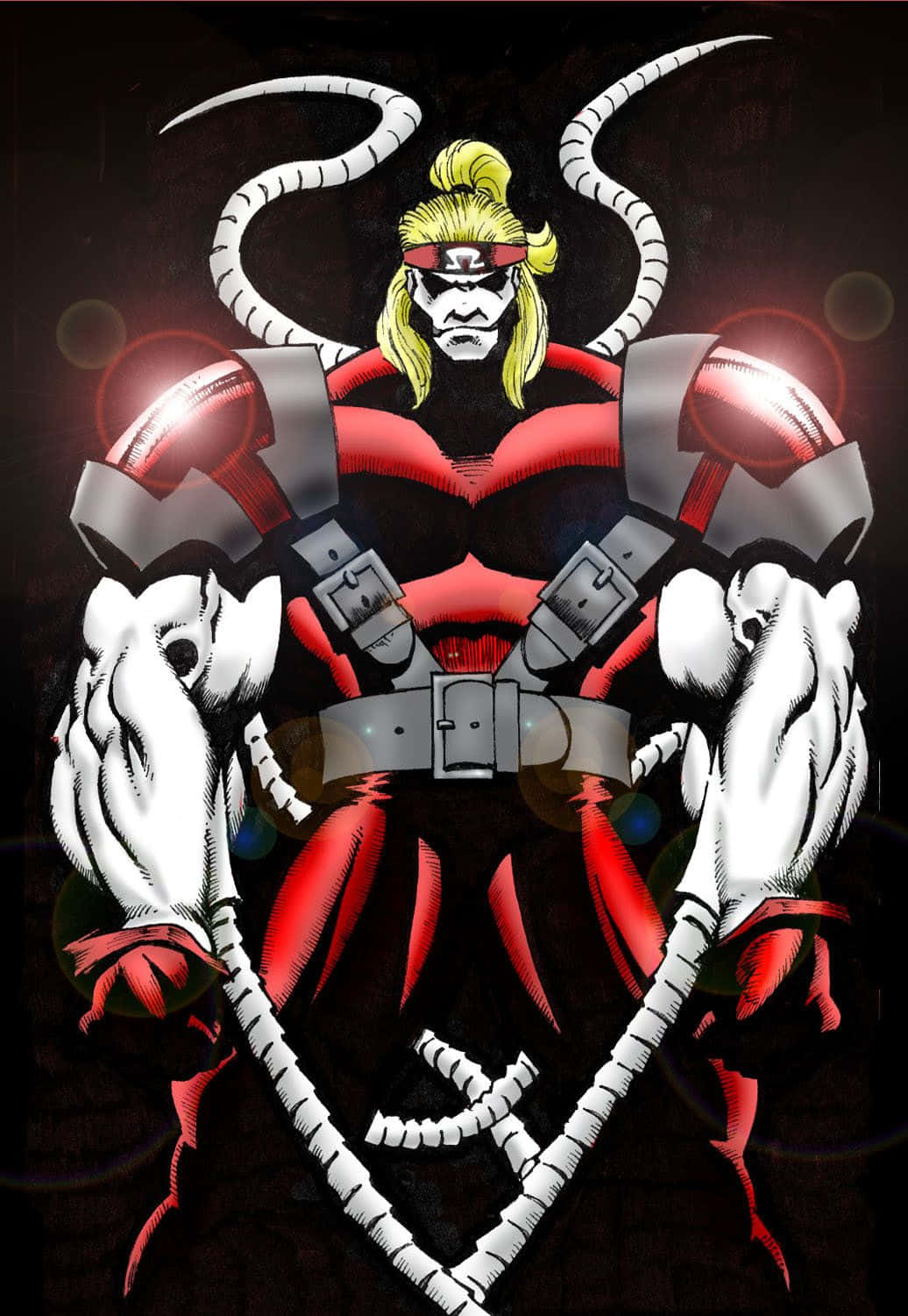 Omega Red – Super-răufăcătorul mortal din Marvel Comics Fundal