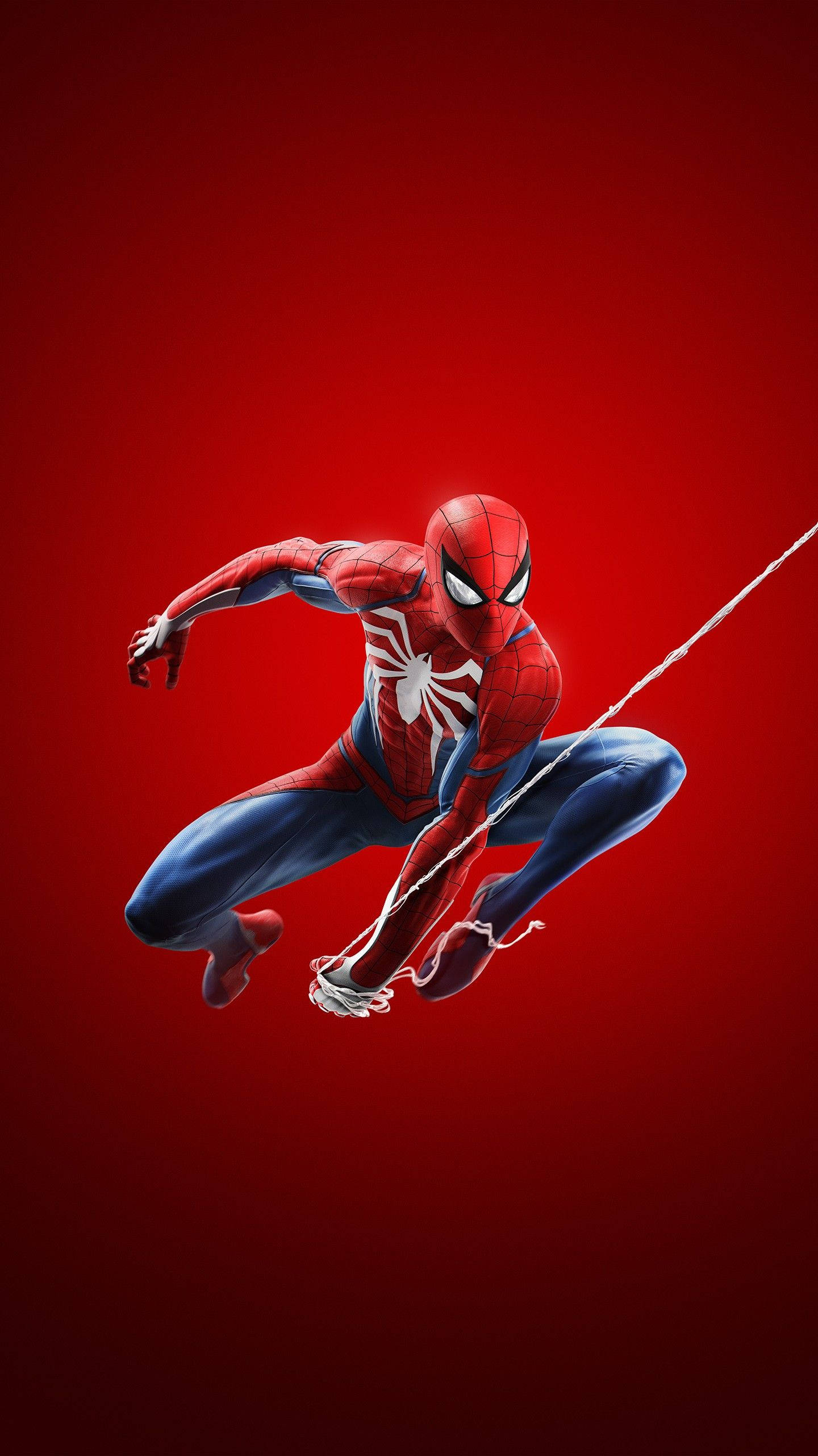 Omul Păianjen Roșu în Balans 4K Marvel iPhone Fundal