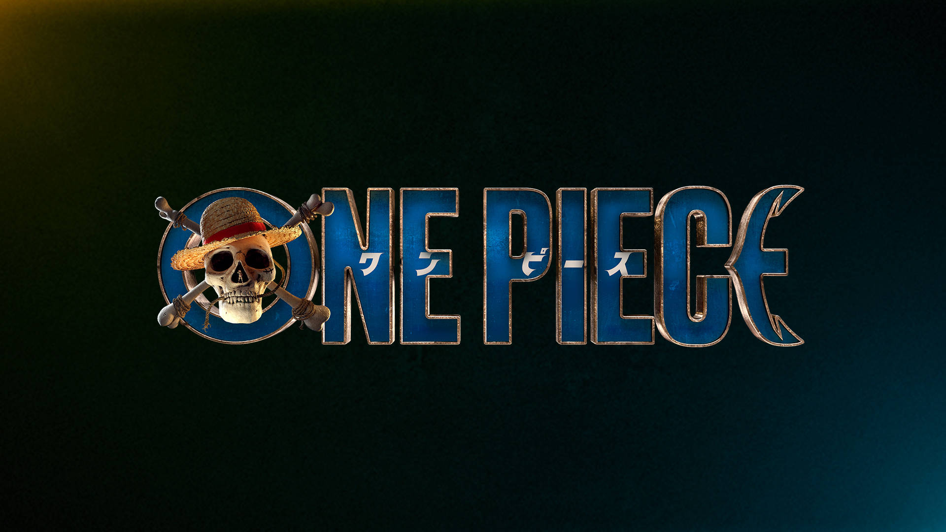 One Piece 4K Marca Verbală Fundal