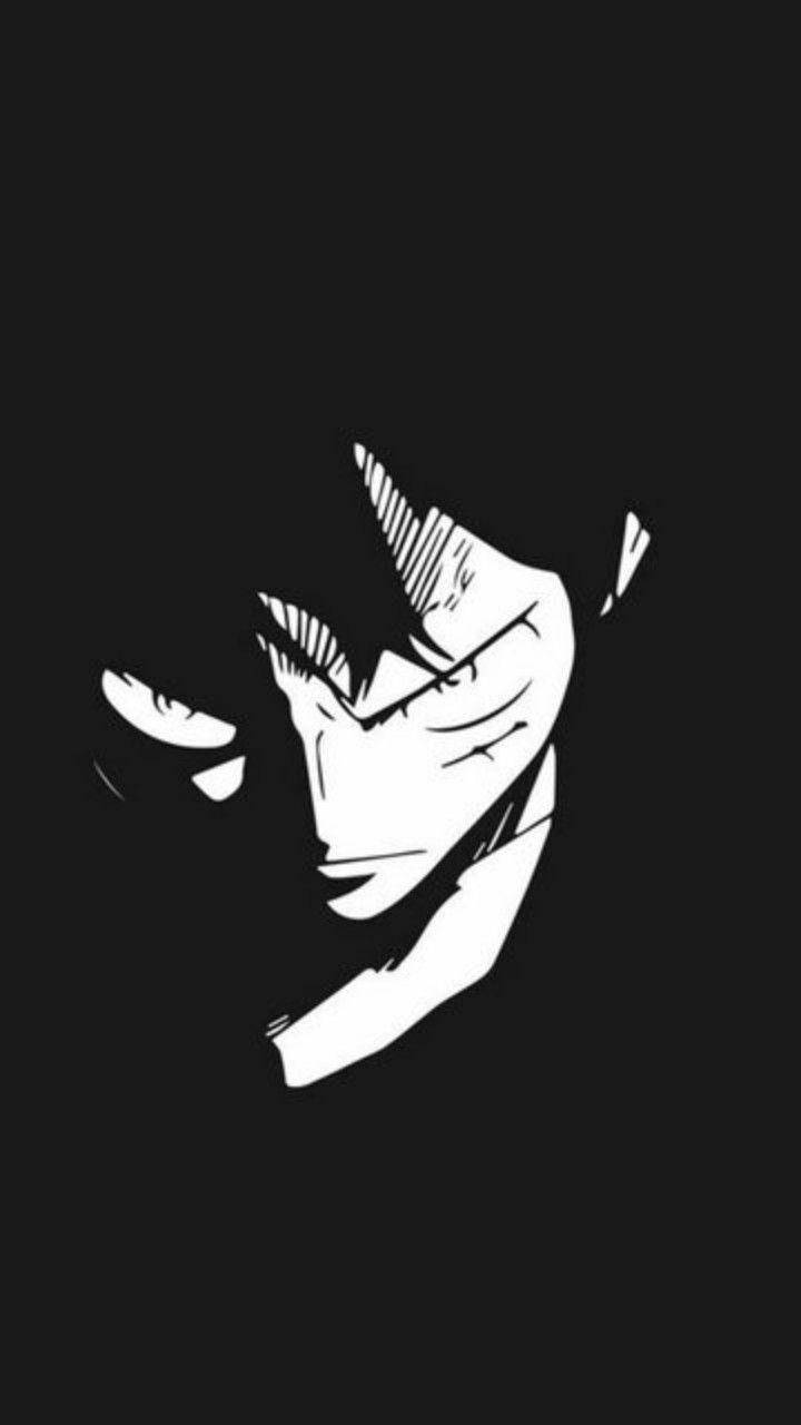 One Piece Telefon Luffy cu Privire Intensă Fundal