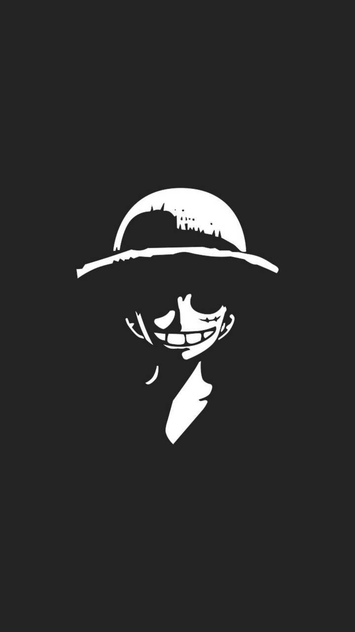 One Piece Telefon Luffy în întuneric Fundal