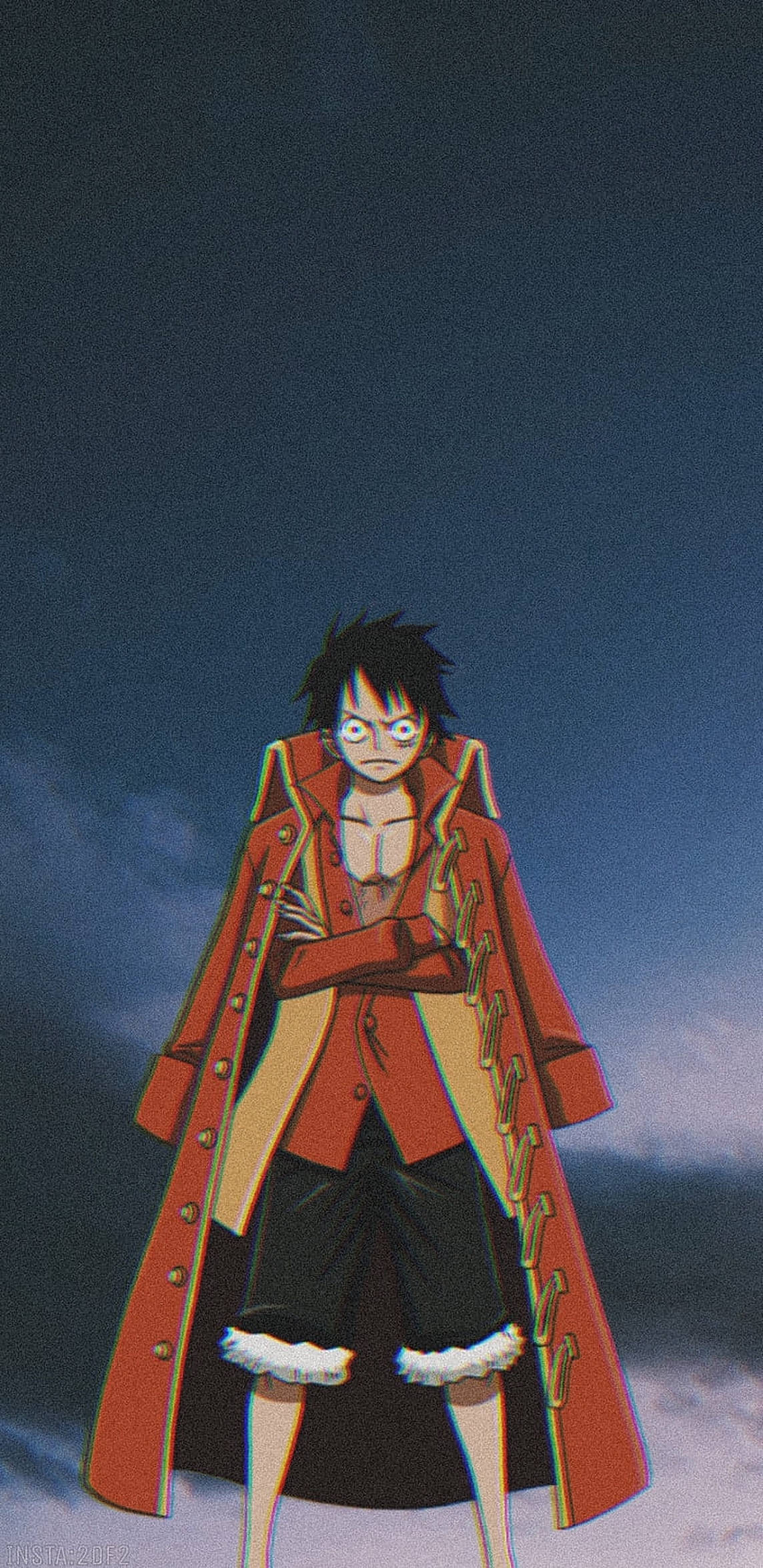 One Piece Vintage pentru iPhone Fundal
