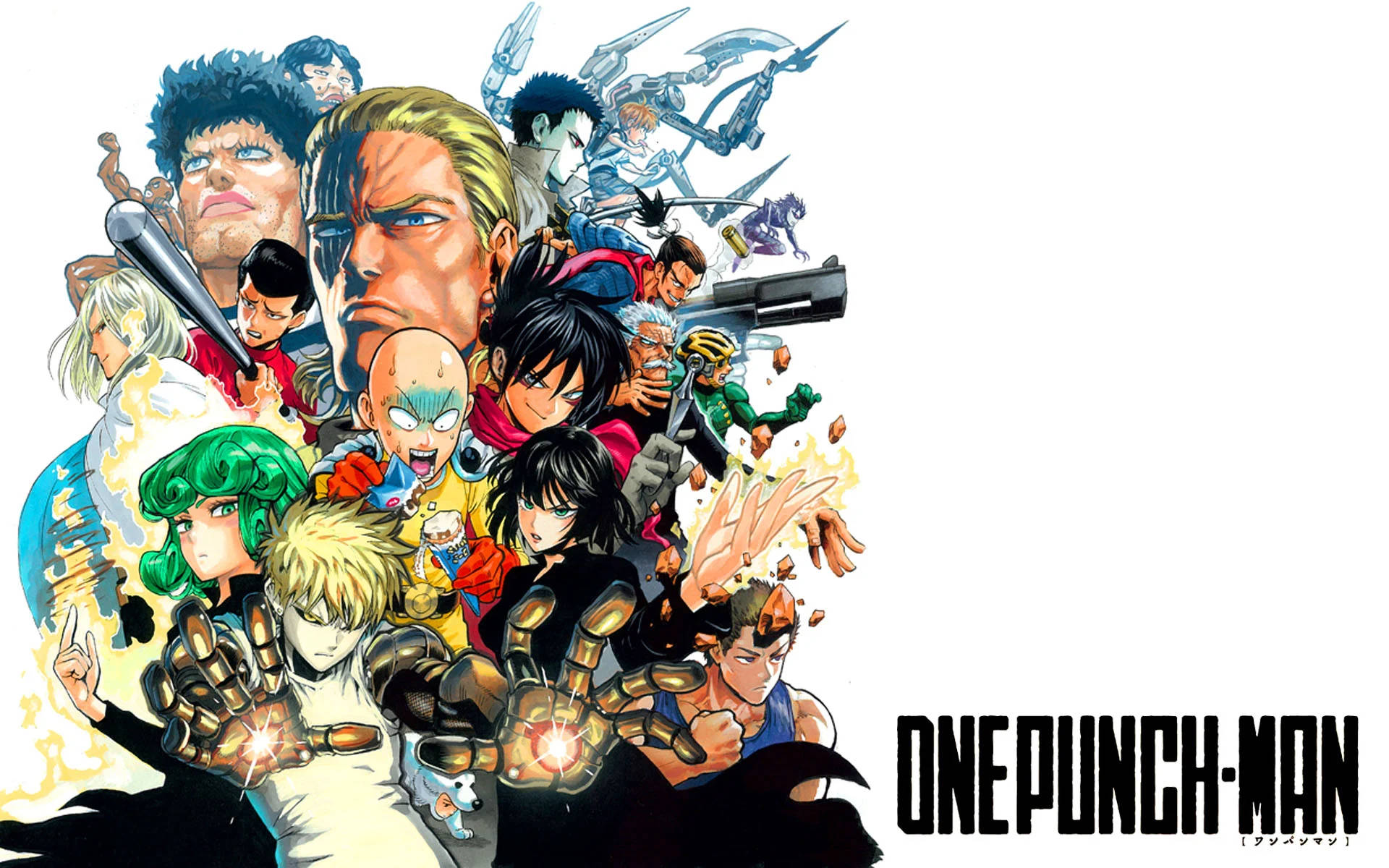 One Punch Man haios anime amuzant Fundal