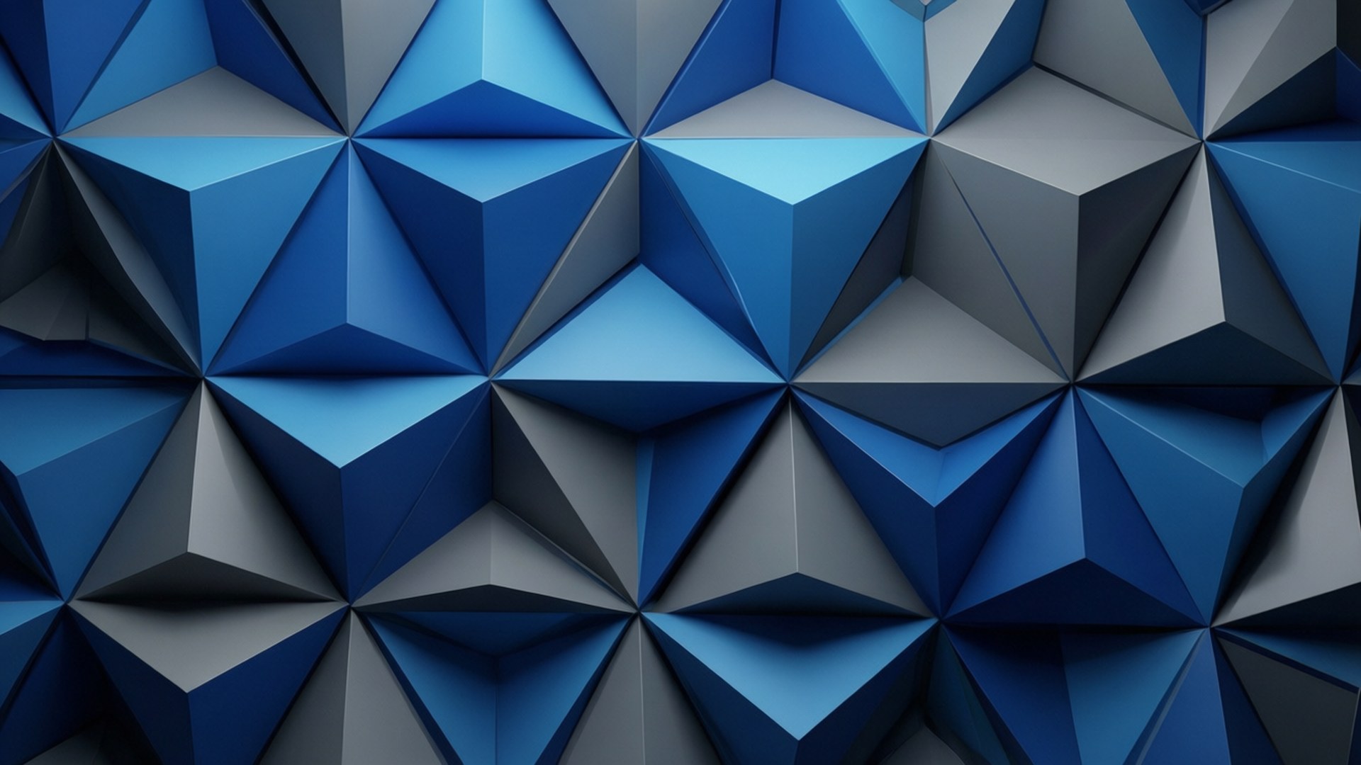 OnePlus Albastru Low-Poly Fundal