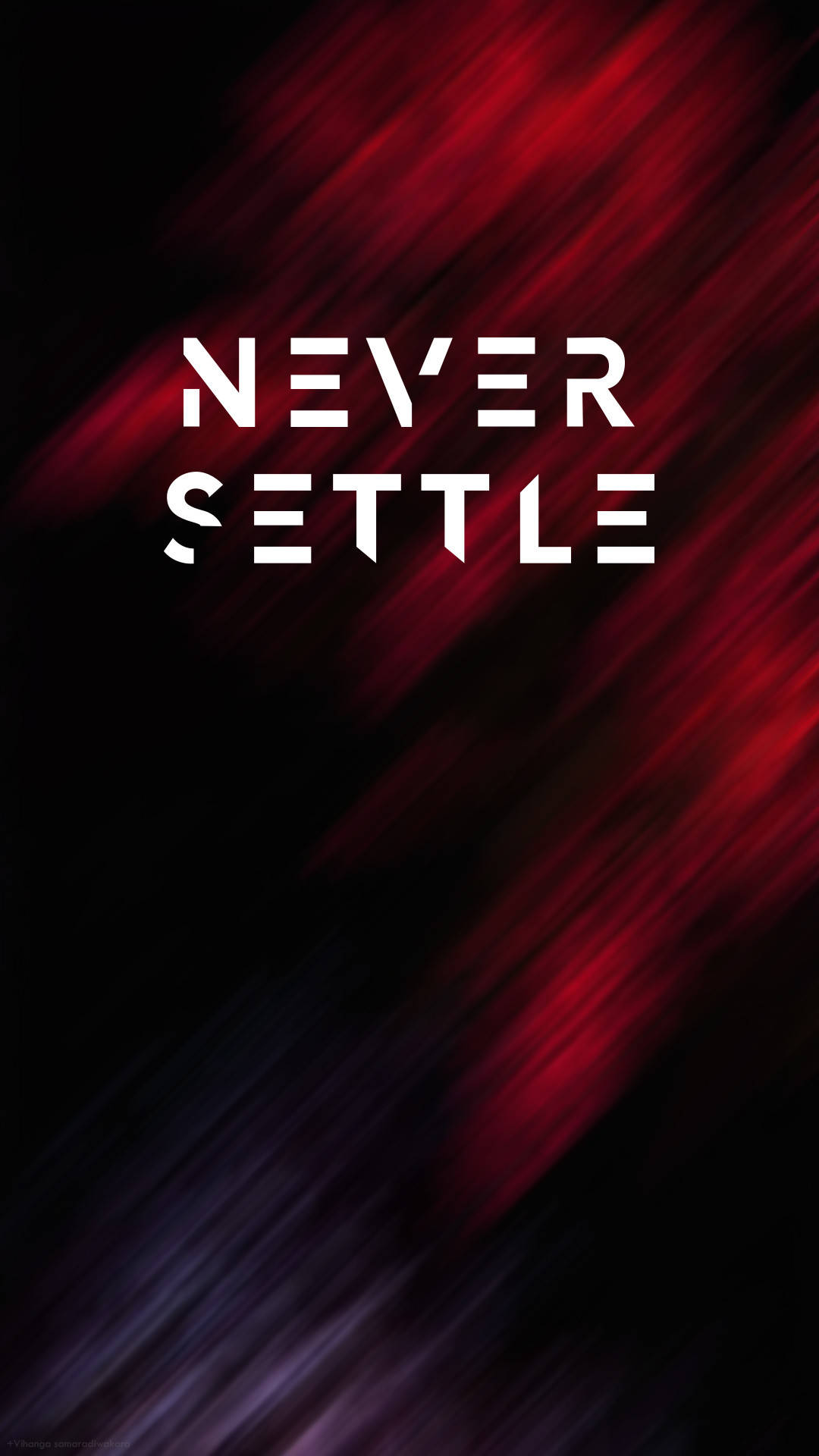 OnePlus Mahogany Never Settle Fundal