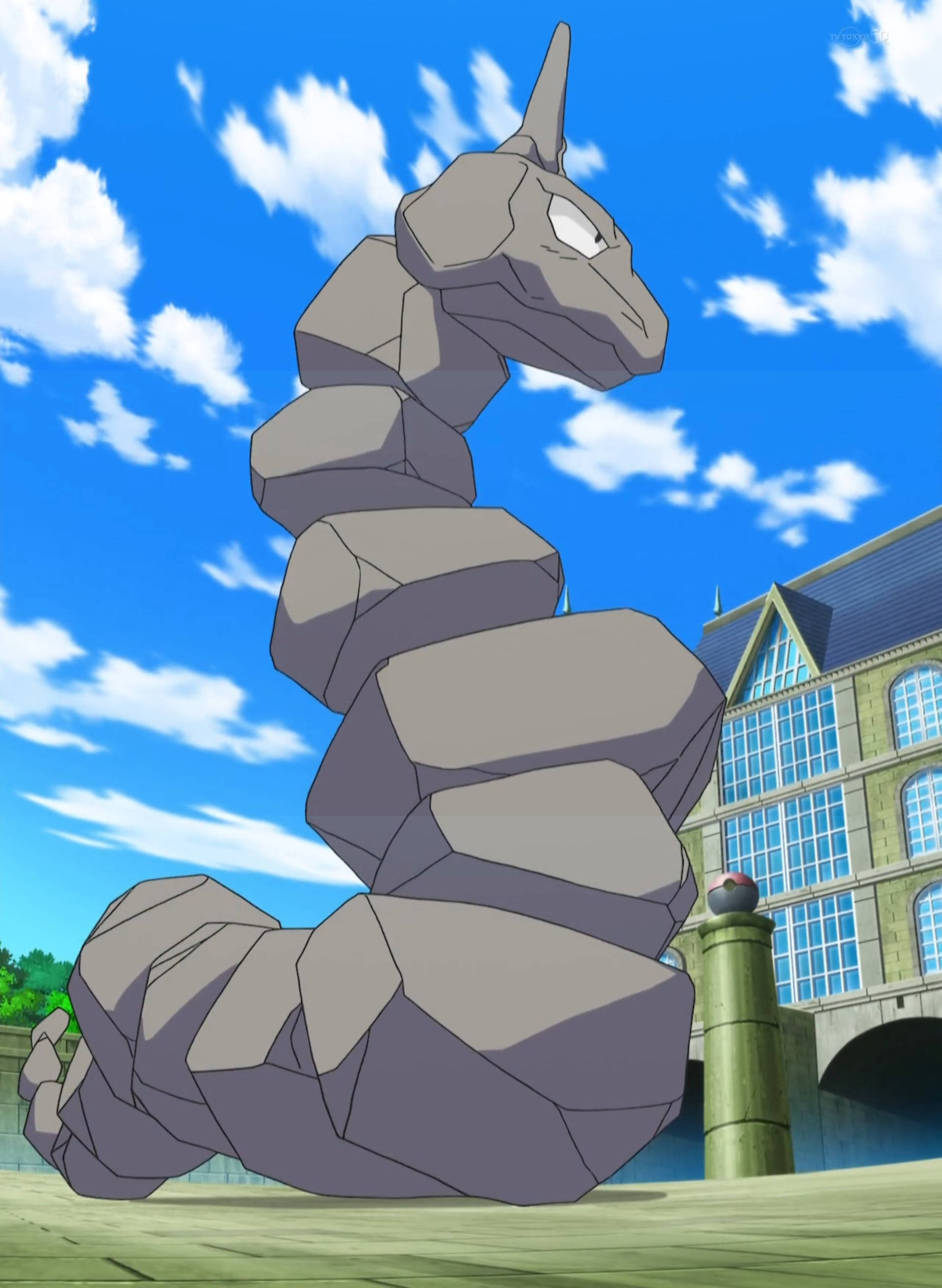 Onix mare în fața casei Fundal
