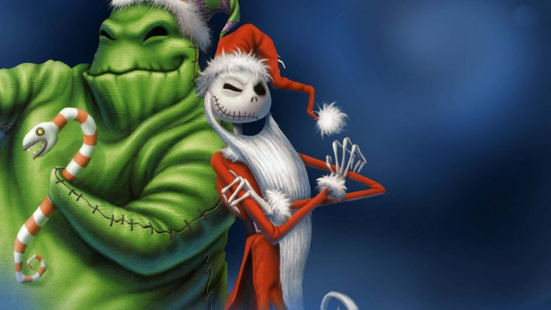 Oogie Boogie și Jack Skellington de Crăciun Fundal
