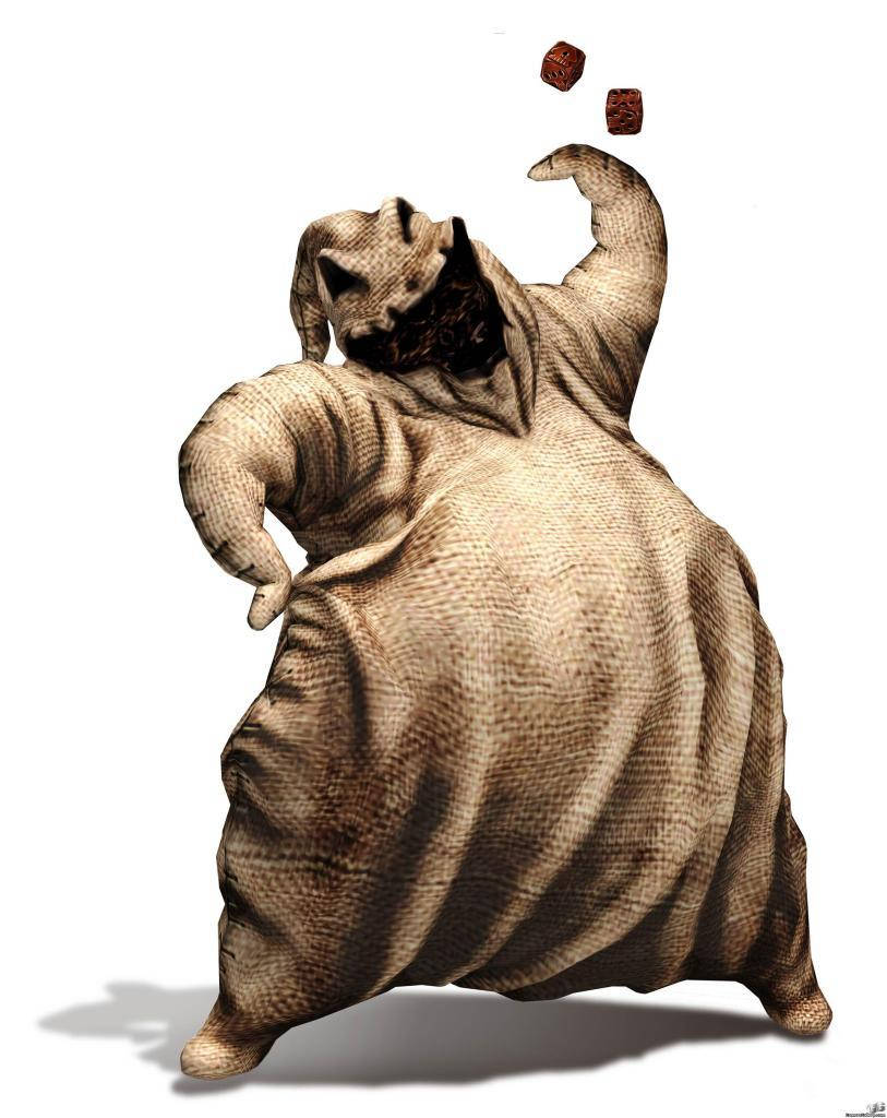 Oogie versiunea de joc din The Nightmare Before Christmas Fundal