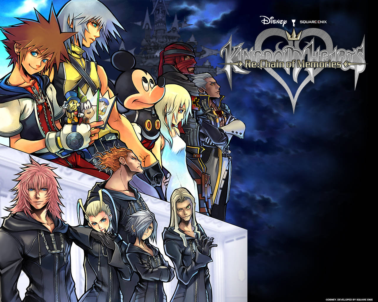Operă de artă cu sigla Kingdom Hearts Fundal