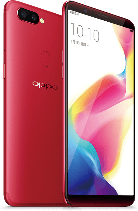 Oppo Red Smartphone Display and Back Fundal