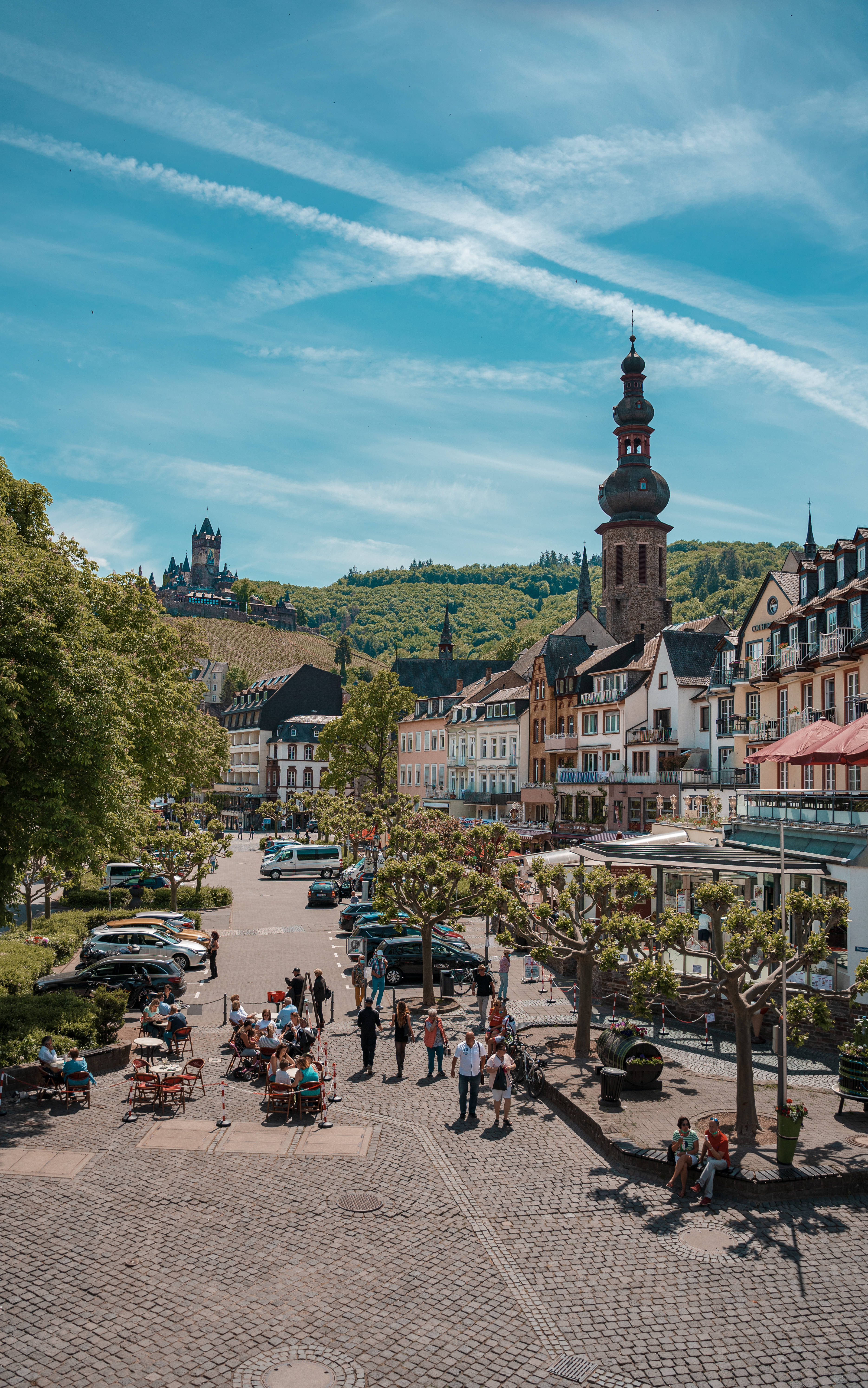 Oraș Liniștit În Germania Fundal