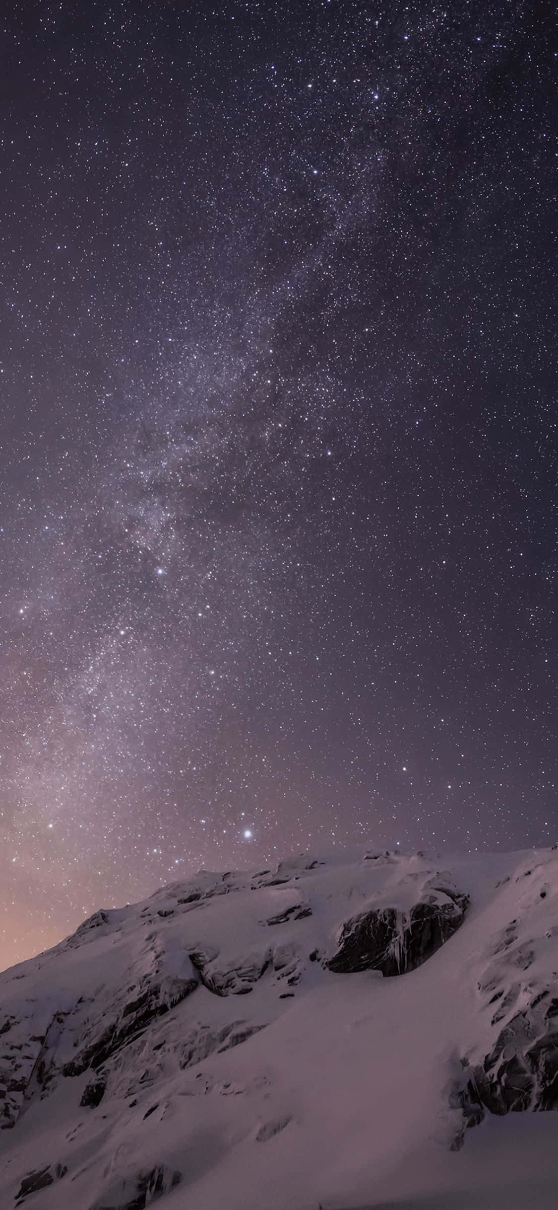 Original iPhone 5s Munte Cer Nocturn Fundal