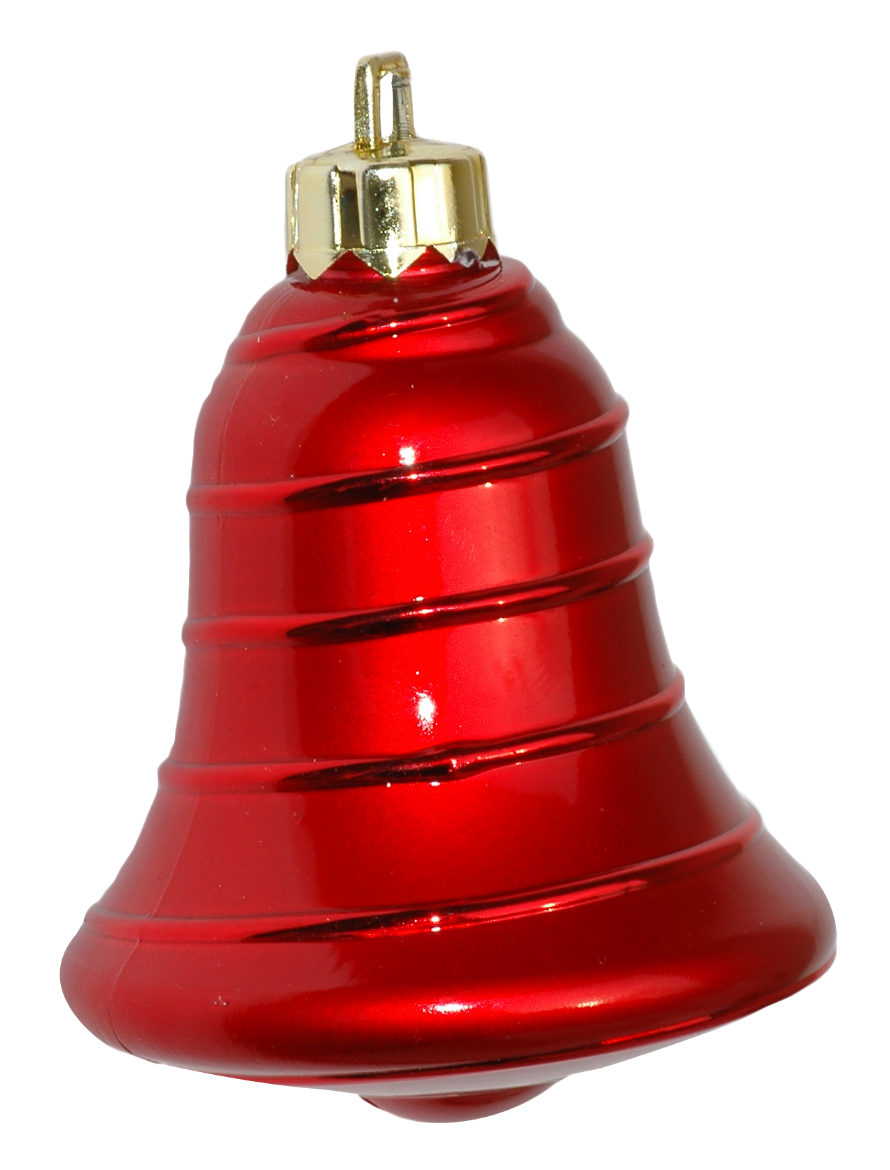 Ornament de clopotel roșu de Crăciun.PNG Fundal