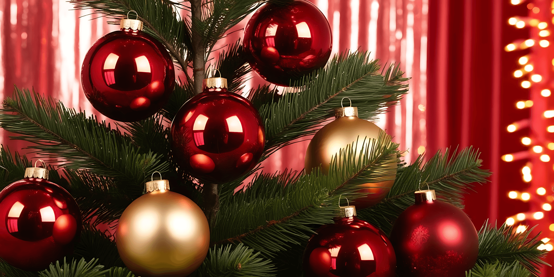 Crăciun,ornamente,roșu,argintiu,globuri,sărbătoare,decor,brad,festiv,pin,sezonier,iarnă,strălucire,decorațiune,celebrare