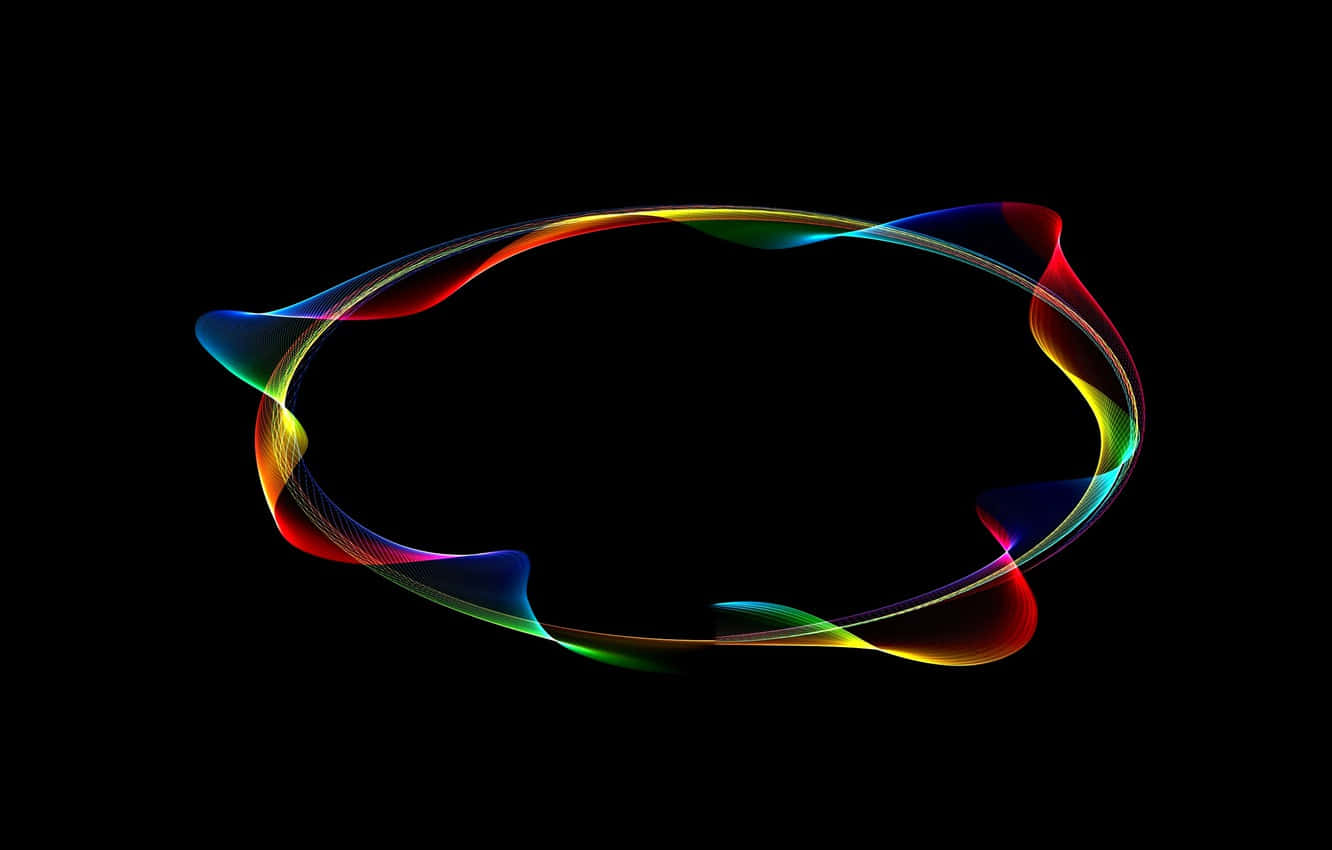 Oval Curcubeu Fundal