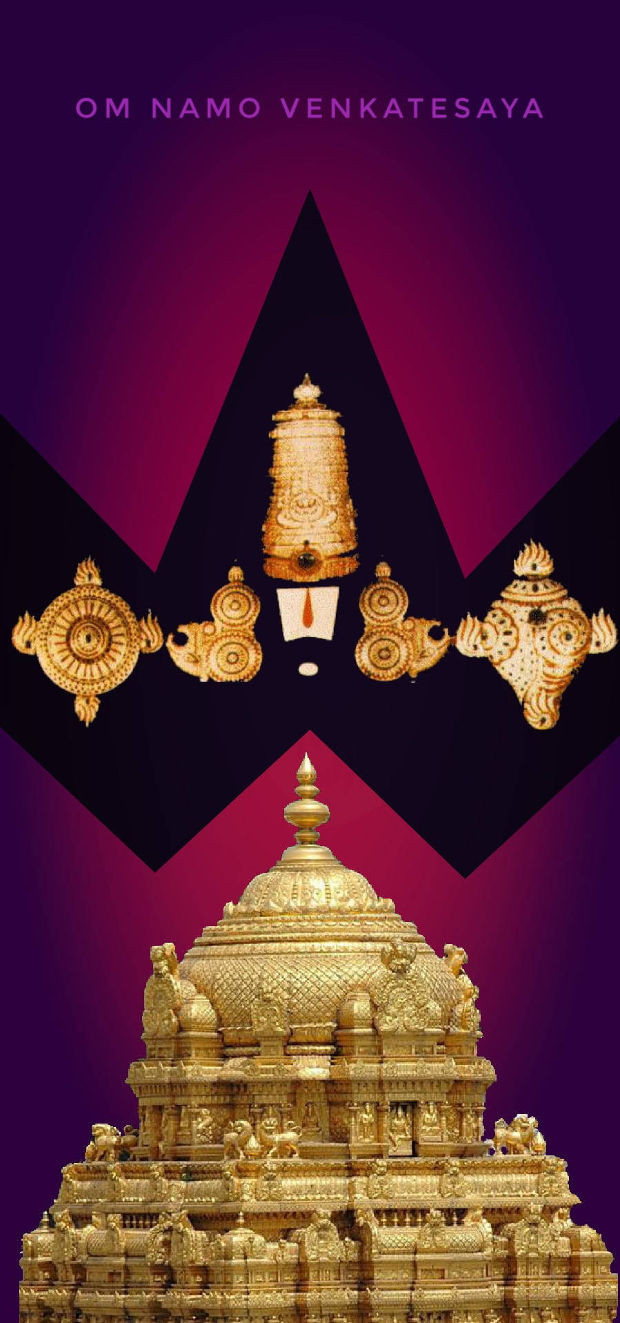 Pagoda Tirupati Balaji Fundal