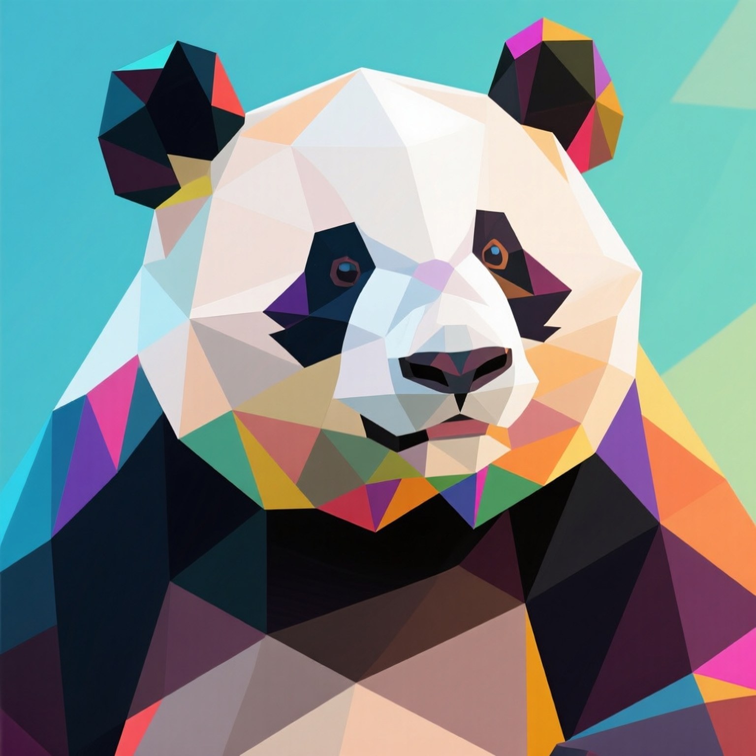 Panda Geometric Fundal