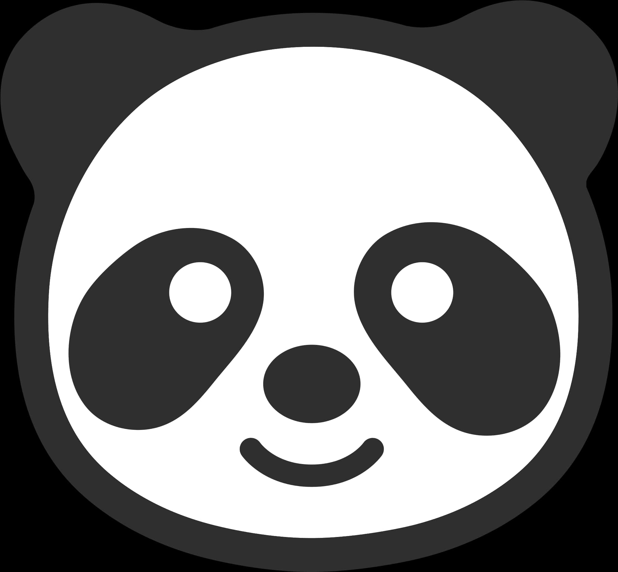 Panda zâmbitor - Pictogramă Fundal
