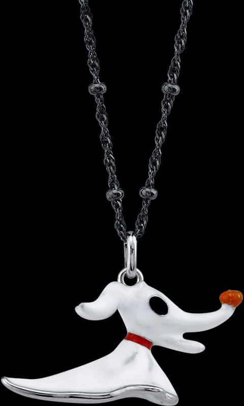 Pandantiv Zero Câine Fantomă Nightmare Before Christmas Fundal