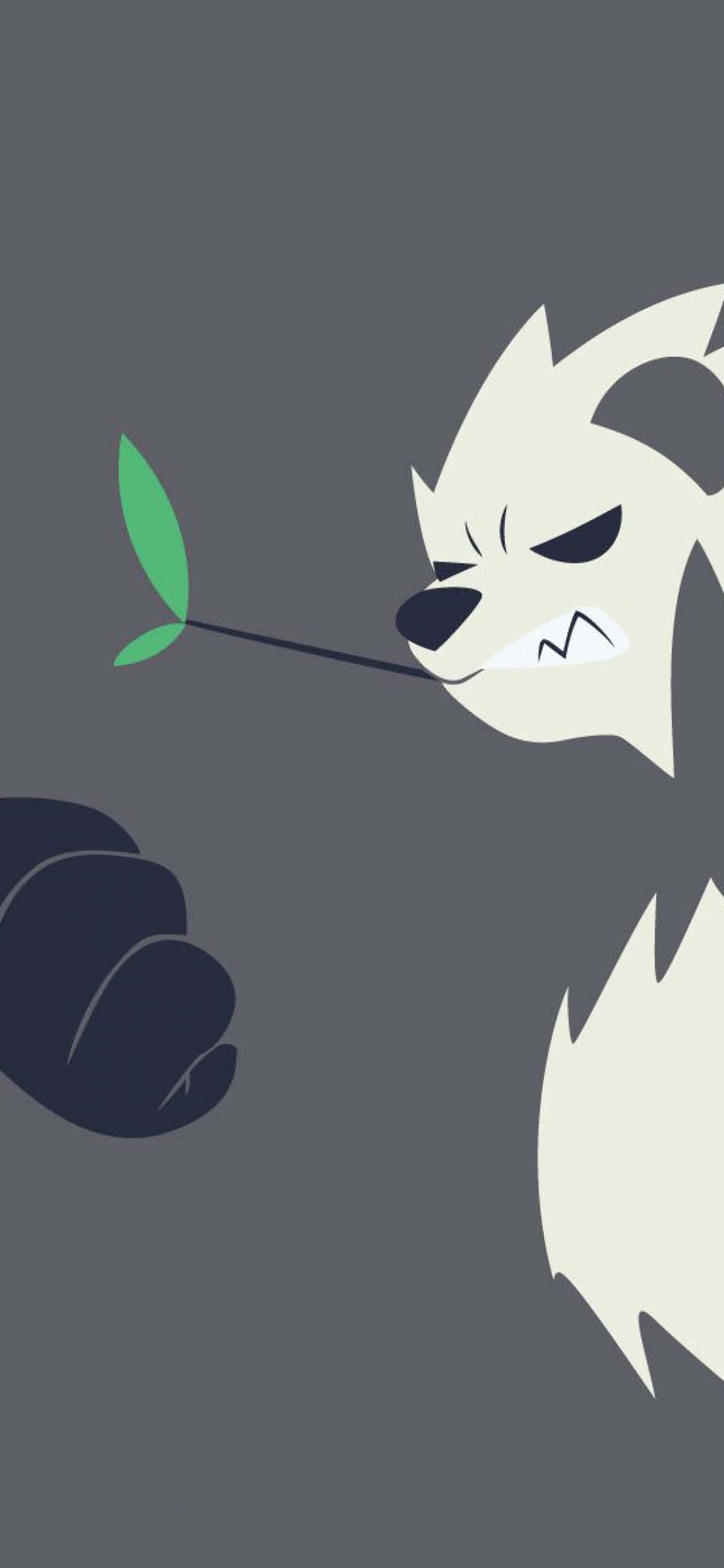 Pangoro cu artă vectorială și frunză Fundal