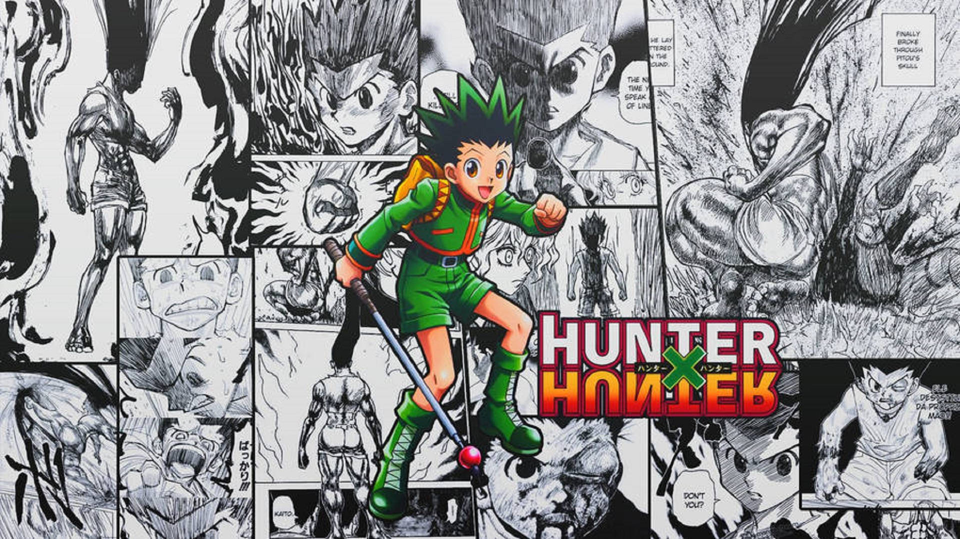Panou manga Gon Freecss Fundal