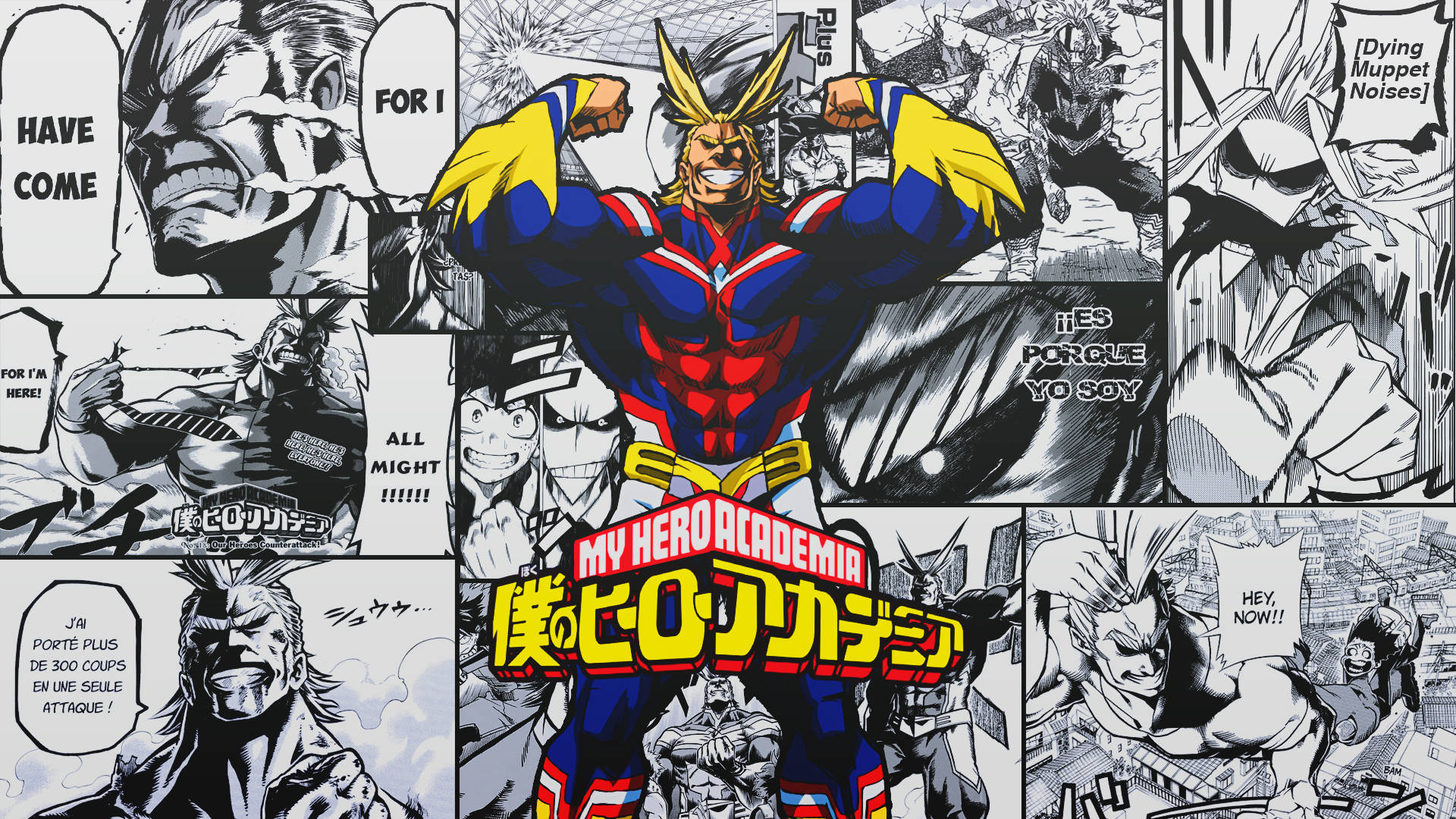 Panou manga My Hero Academia Fundal