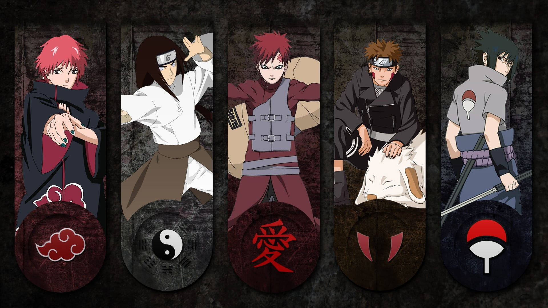 Panouri cu personaje Naruto live Fundal