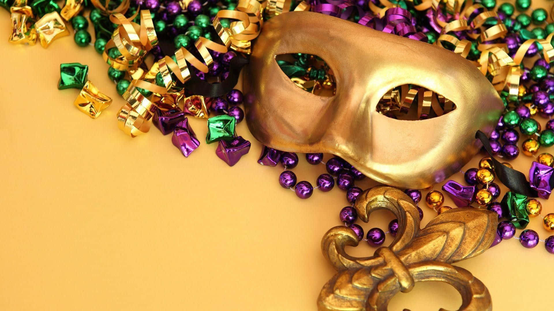 Parada de Mardi Gras de Sărbătoare Fundal