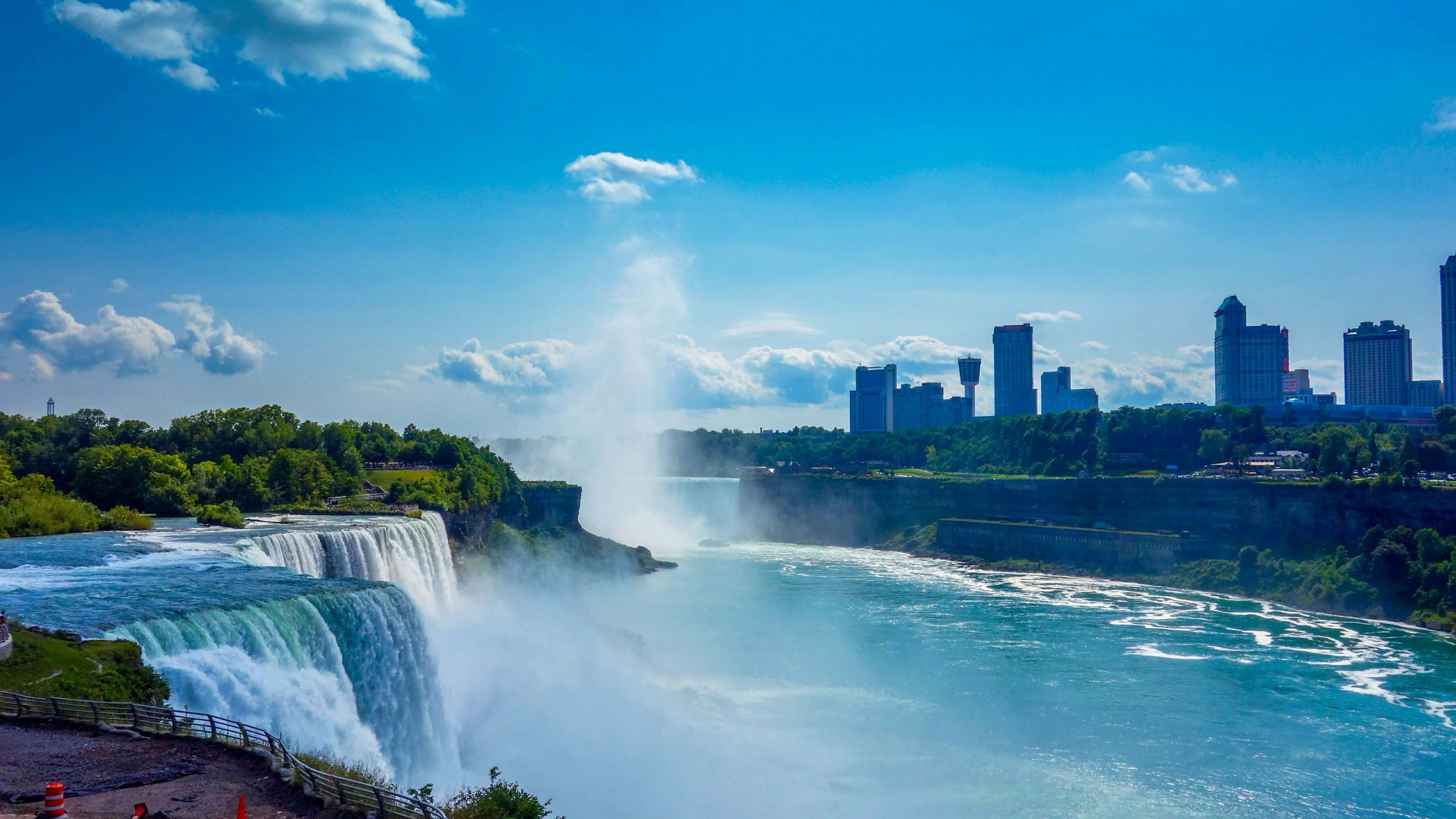 Parcul de Stat Niagara Waterfall 4K Monitor Fundal
