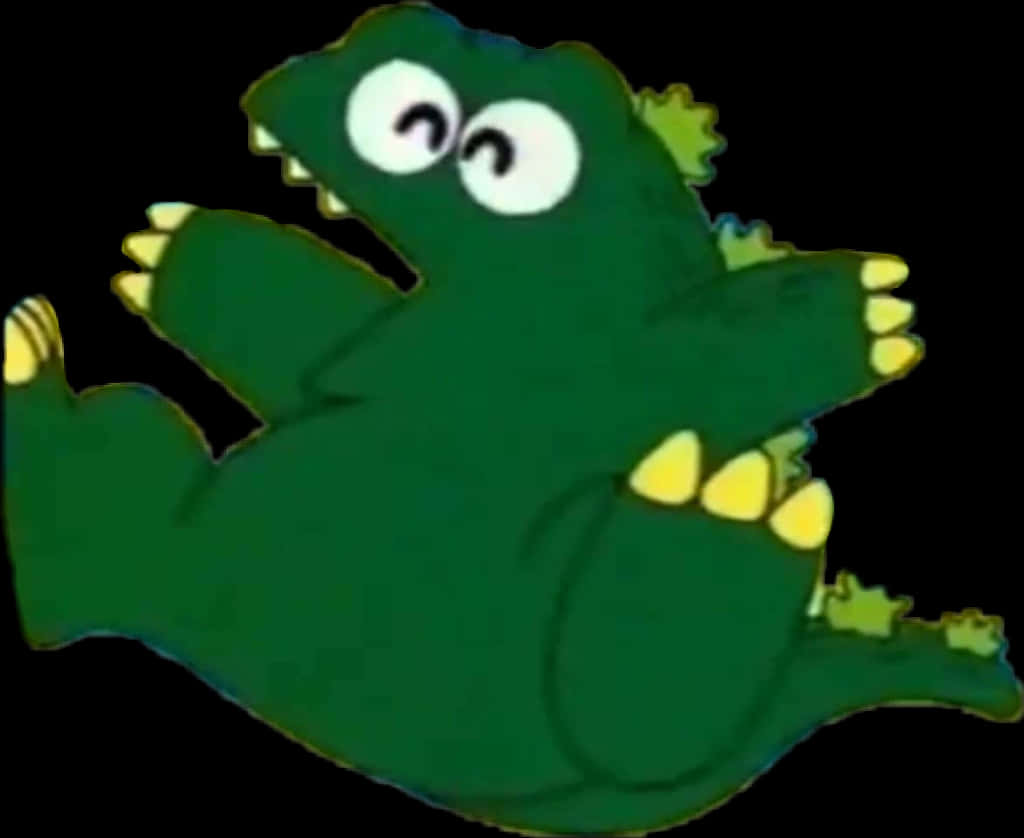 Parodie cu Godzilla din desene animate Fundal