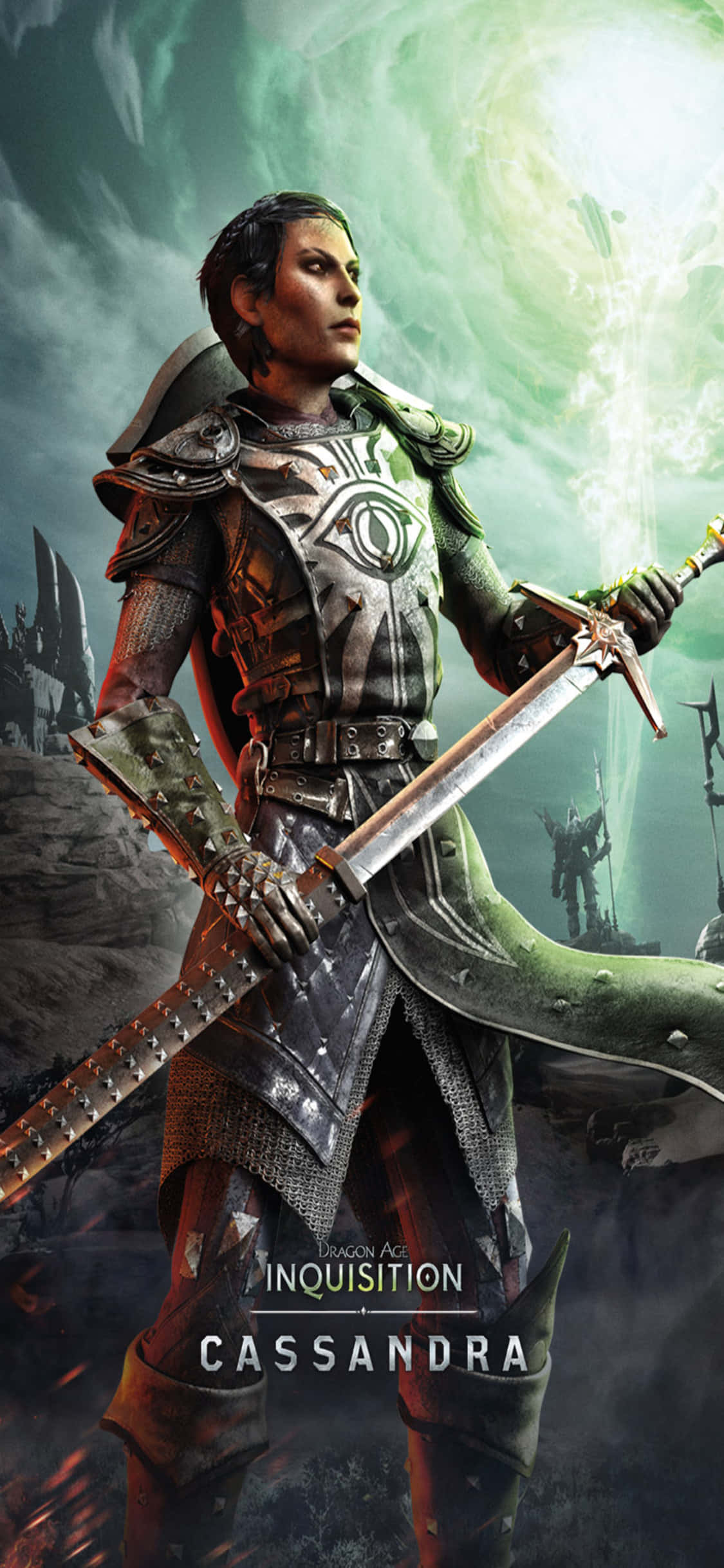 Pășește în lumea Dragon Age Inquisition cu iPhone XS Fundal