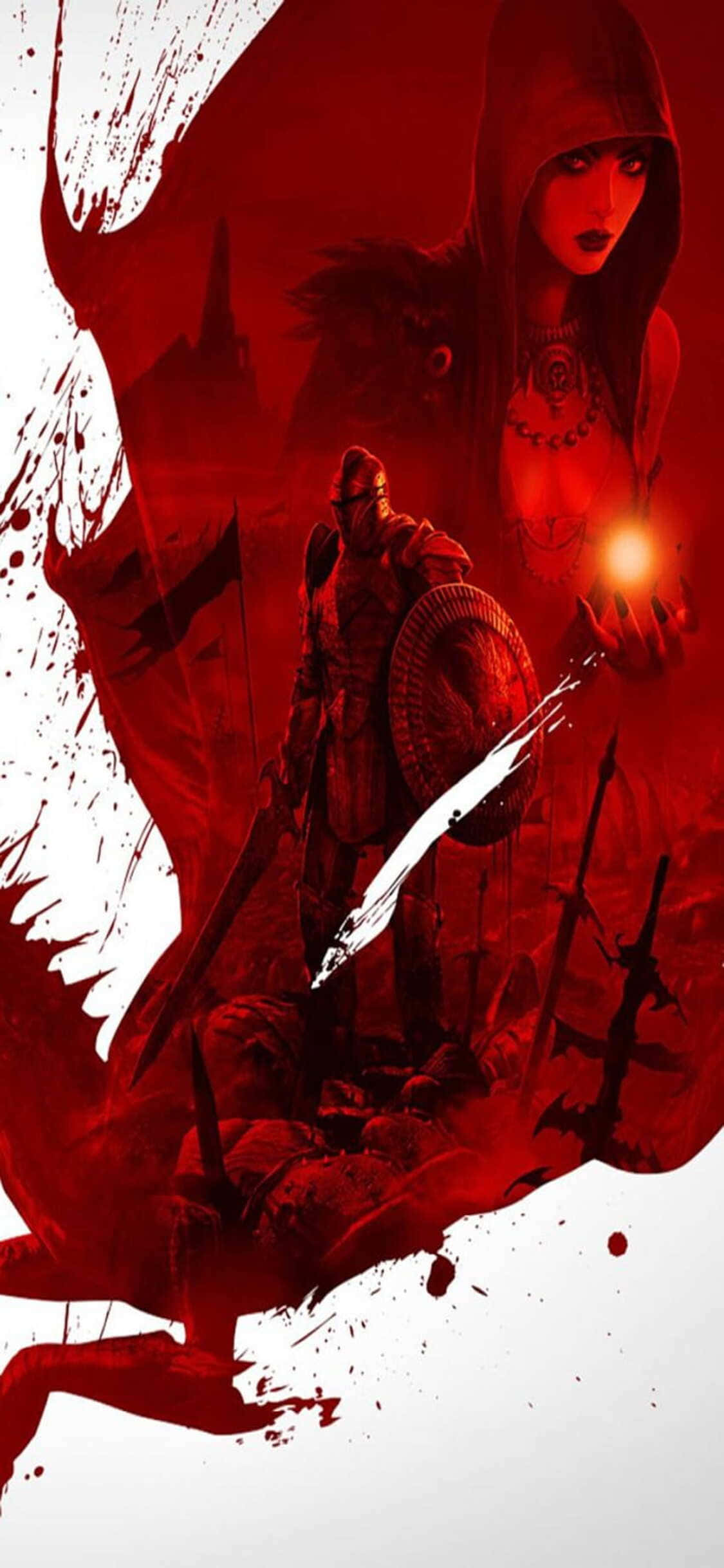 Pășește într-o lume fantastică cu iPhone XS și Dragon Age Inquisition Fundal