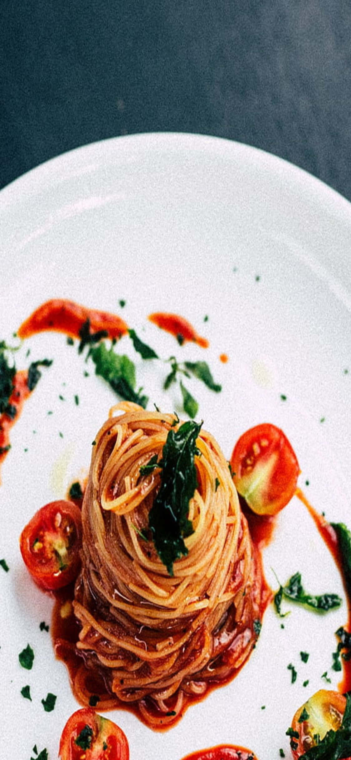 Pasta iPhone X Proaspăt Pregătită Fundal