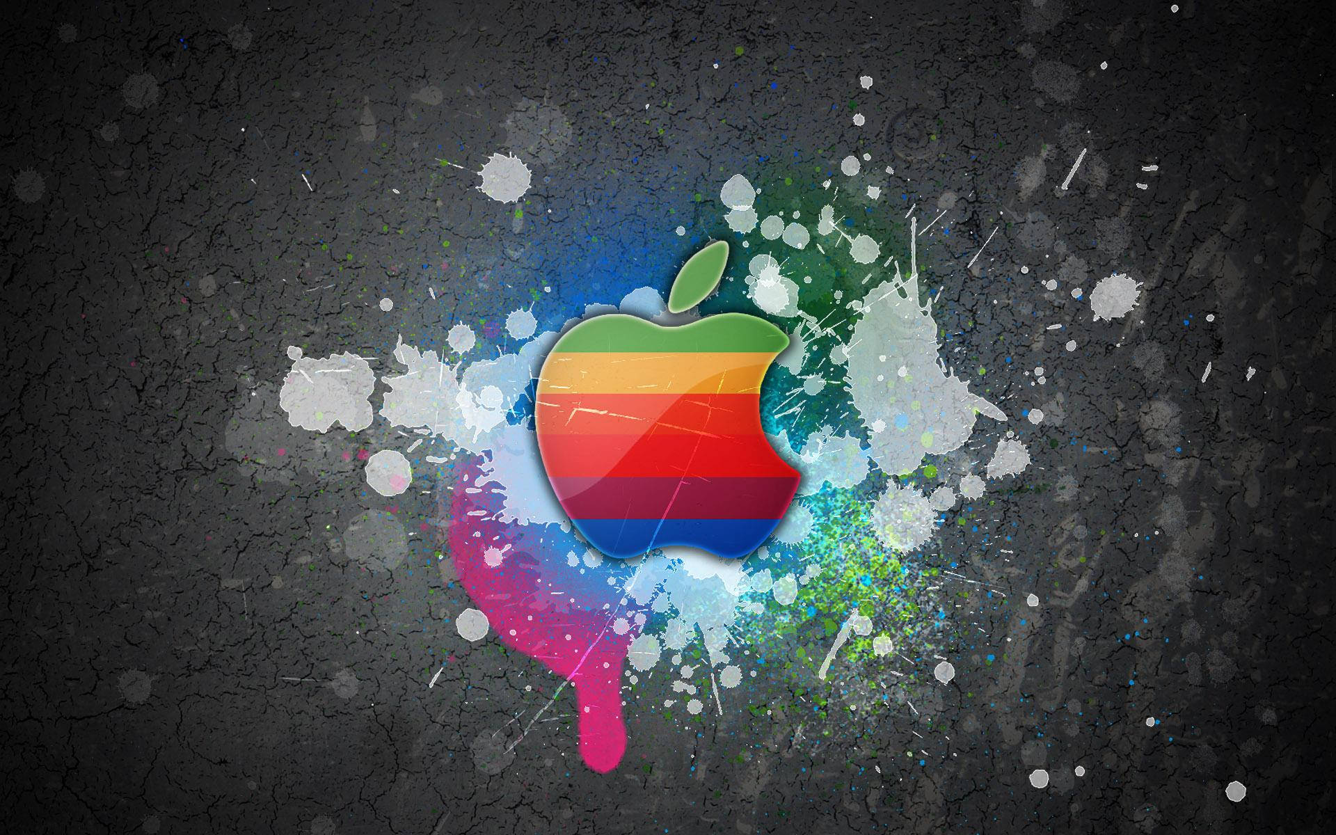 Păstrează-ți stilul cool cu logo-ul Apple MacBook Fundal