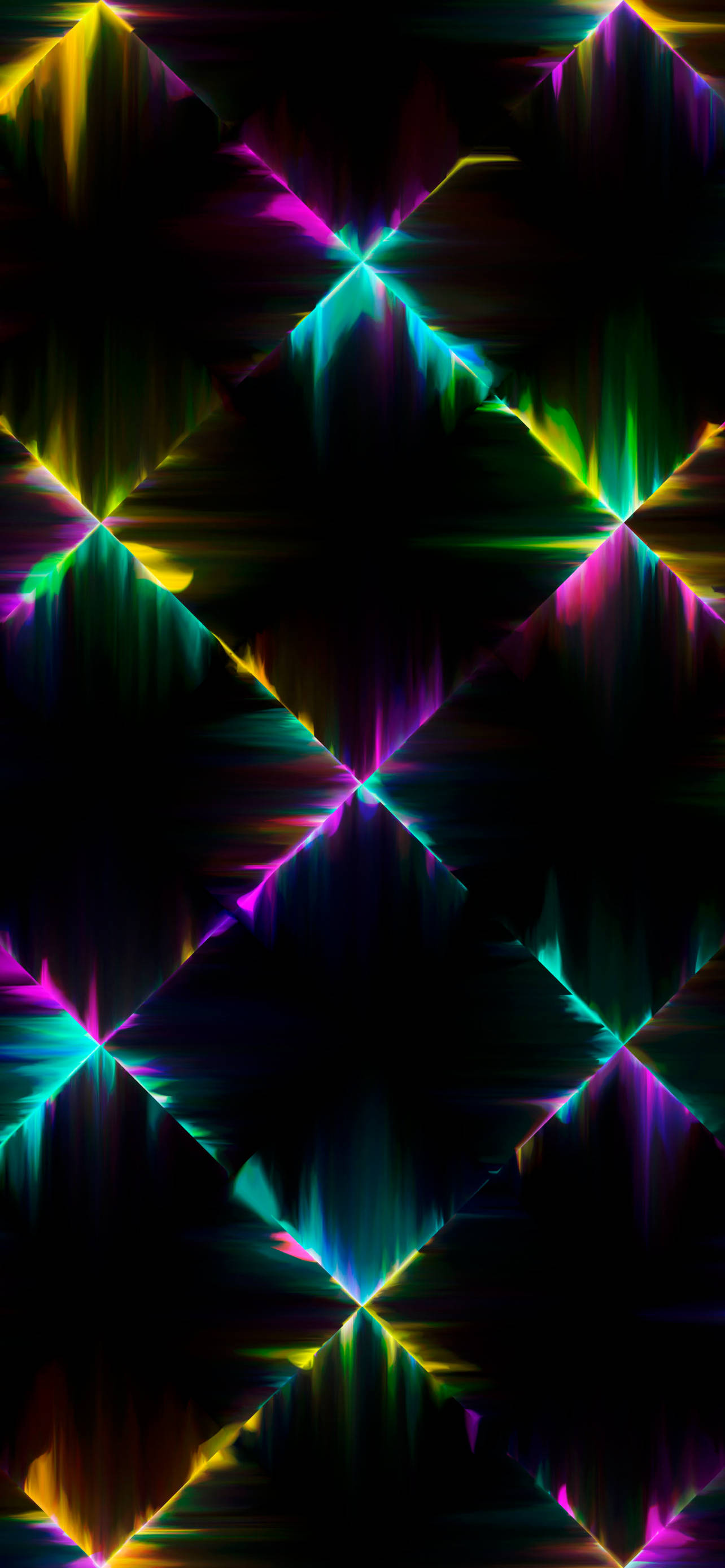 Pattern Geometric Estetică Neon iPhone Fundal