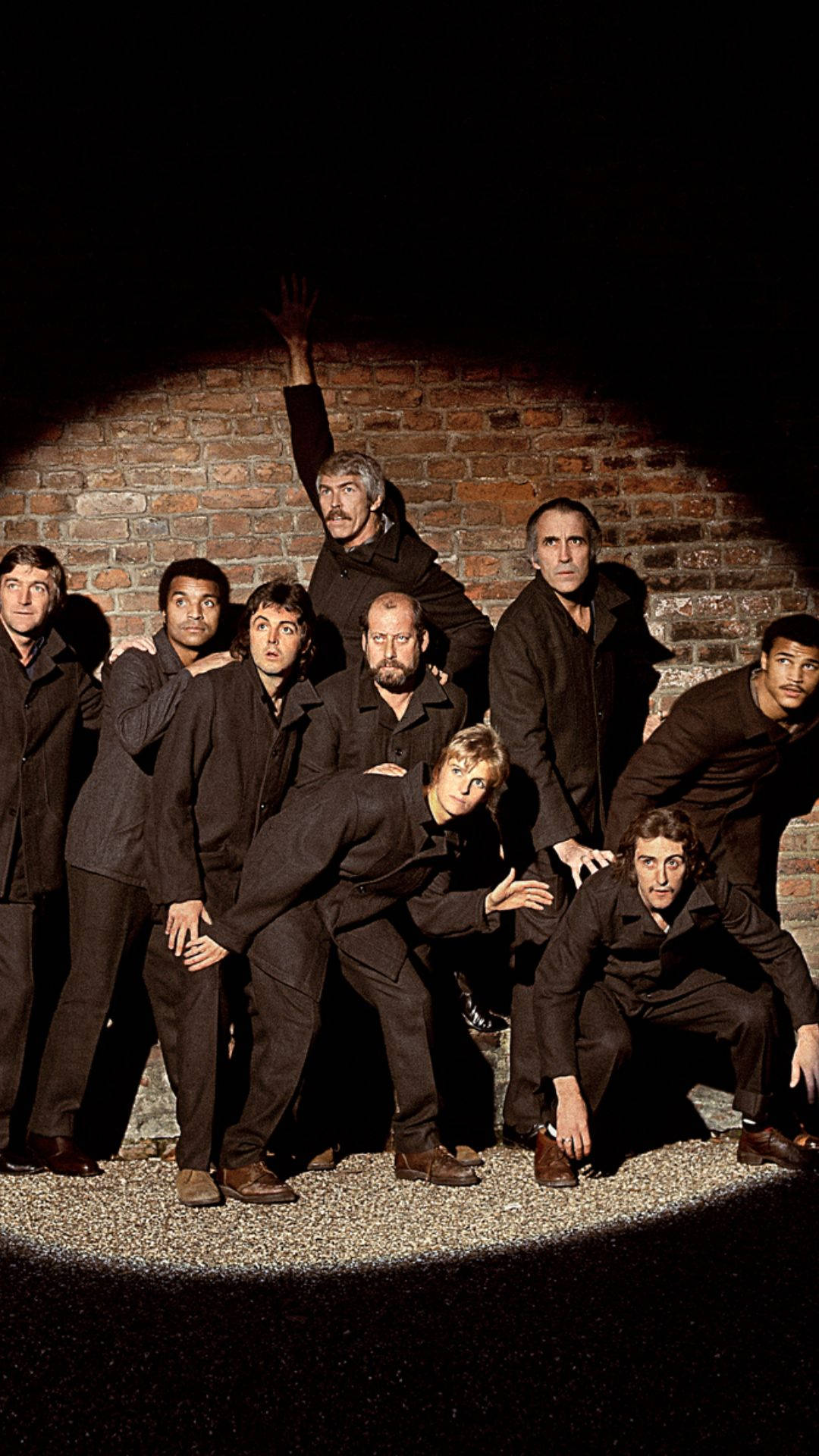 Paul McCartney și Wings Band On The Run Copertă Fundal