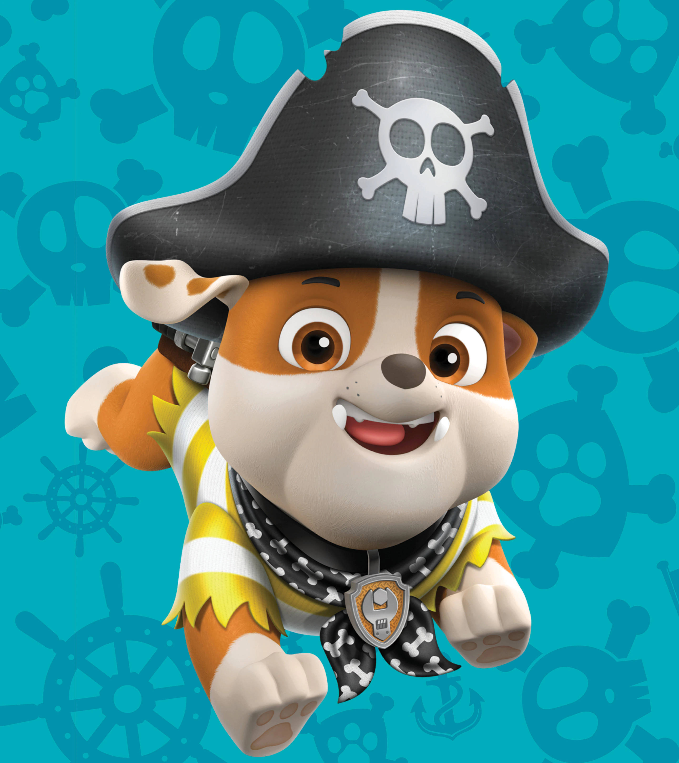 Paw Patrol Pirat Rubble Fundal