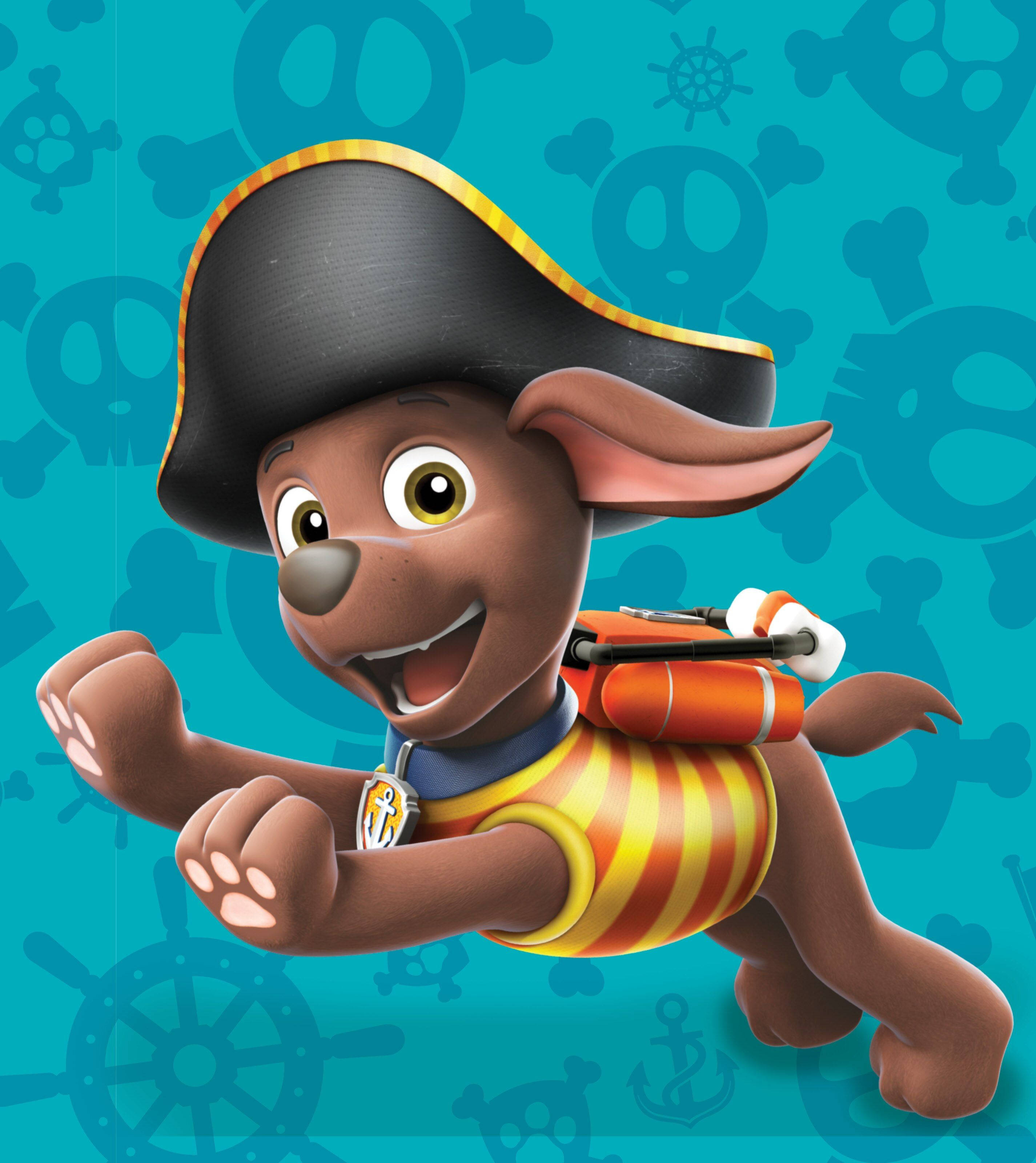 Paw Patrol Pirat Zuma Fundal