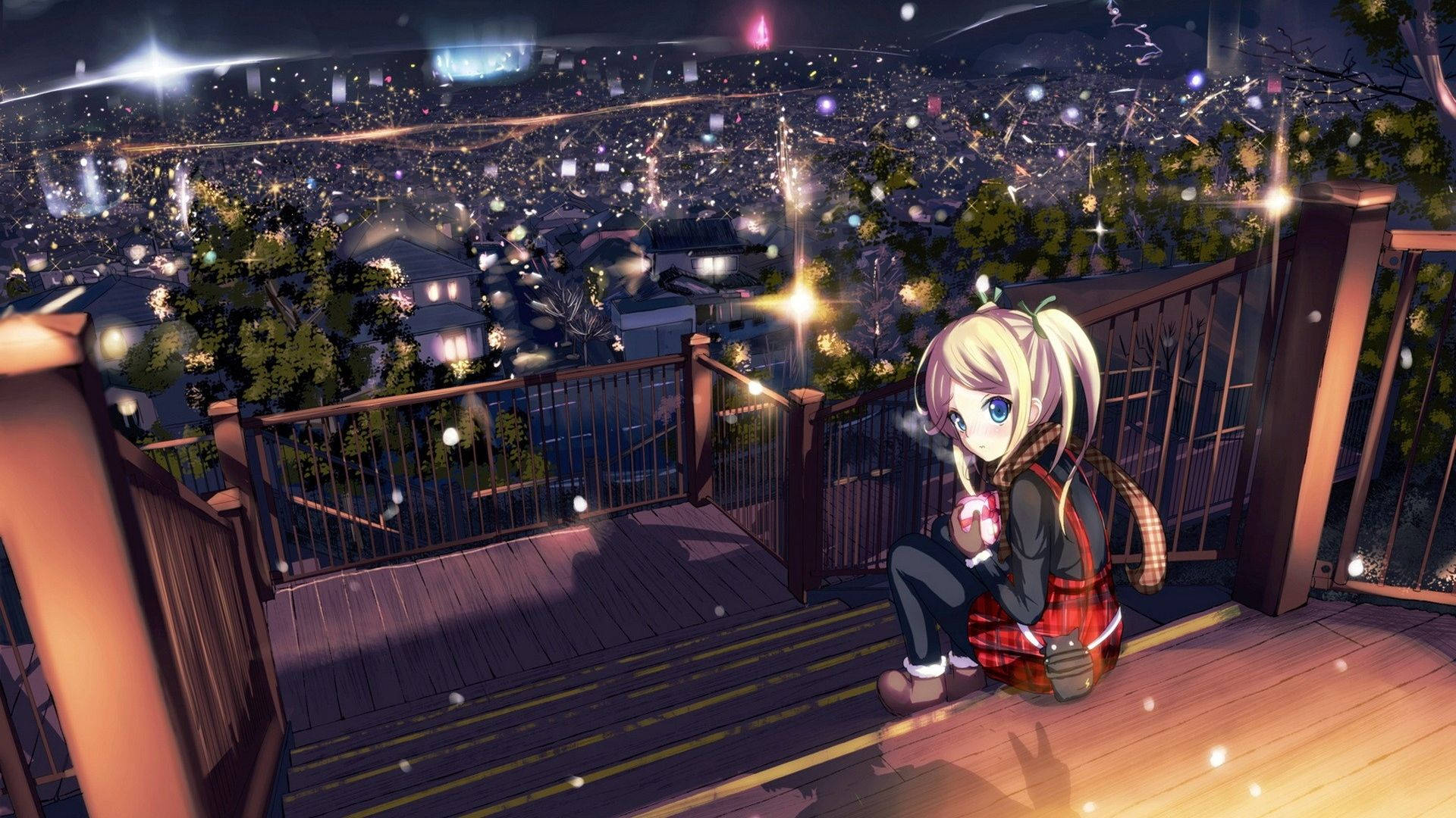 Peisaj Urban Anime Fundal