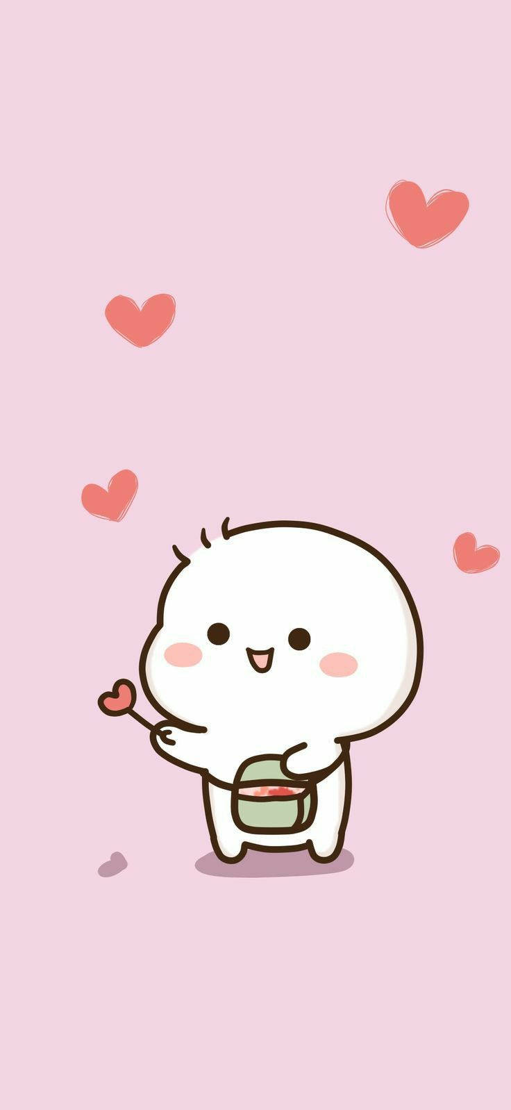 Pentol Cu O Cutie De Inimi Fundal