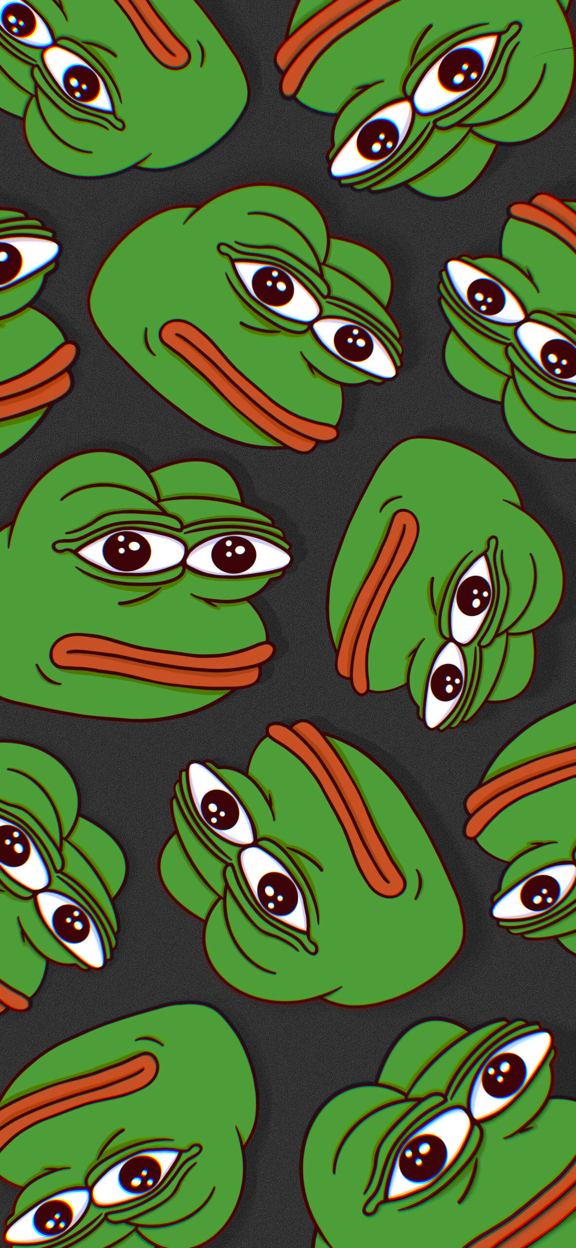 Pepe The Frog Model Verde Fundal